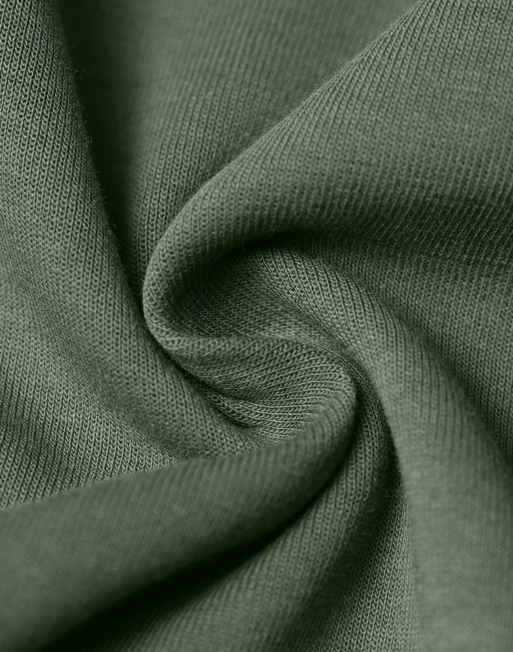 Airlayered Cvc Crew Neck Sweater Unisex - Army Green