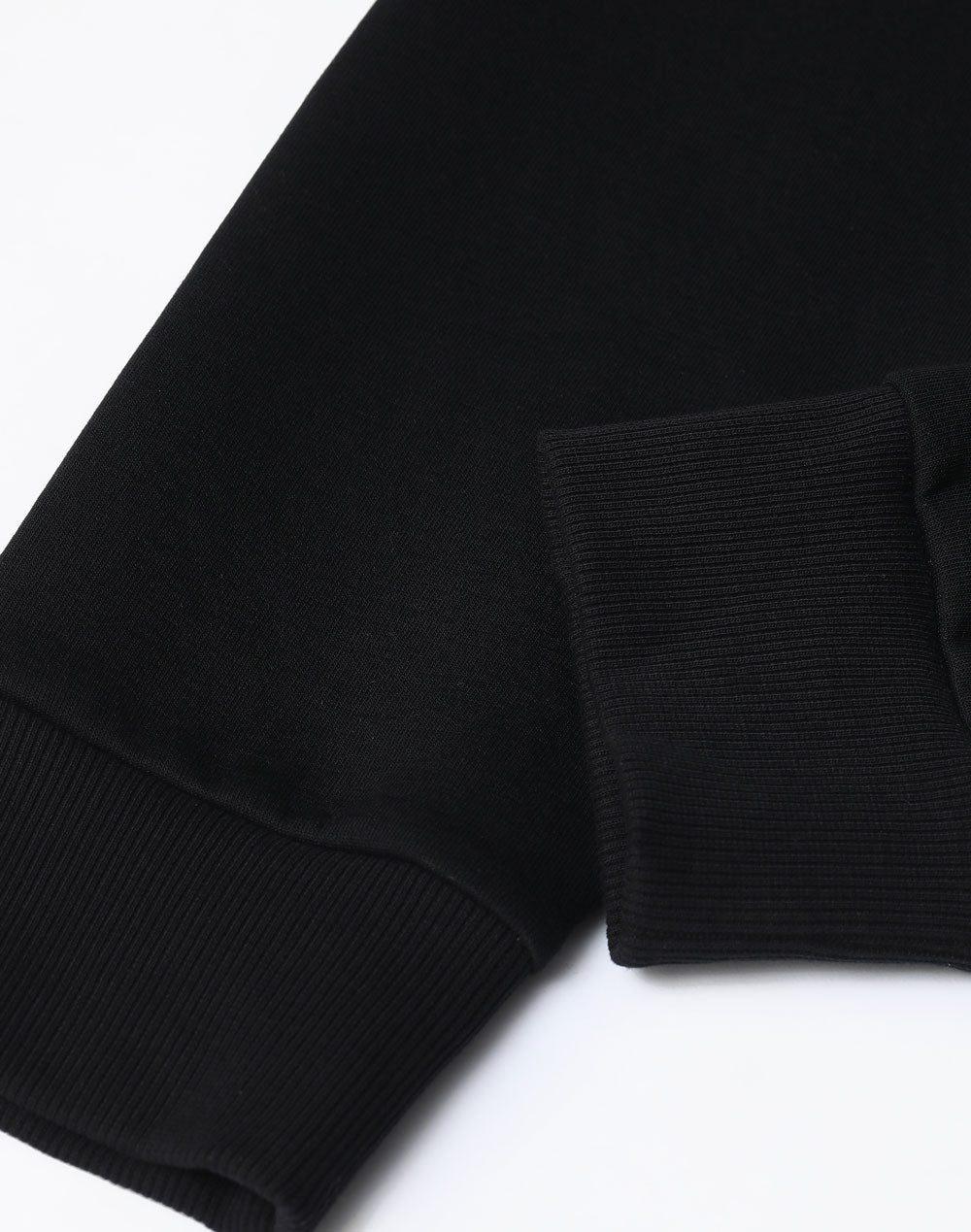 Airlayered Cvc Crew Neck Sweater Unisex - Black