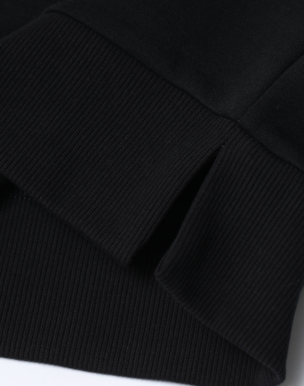 Airlayered Cvc Crew Neck Sweater Unisex - Black