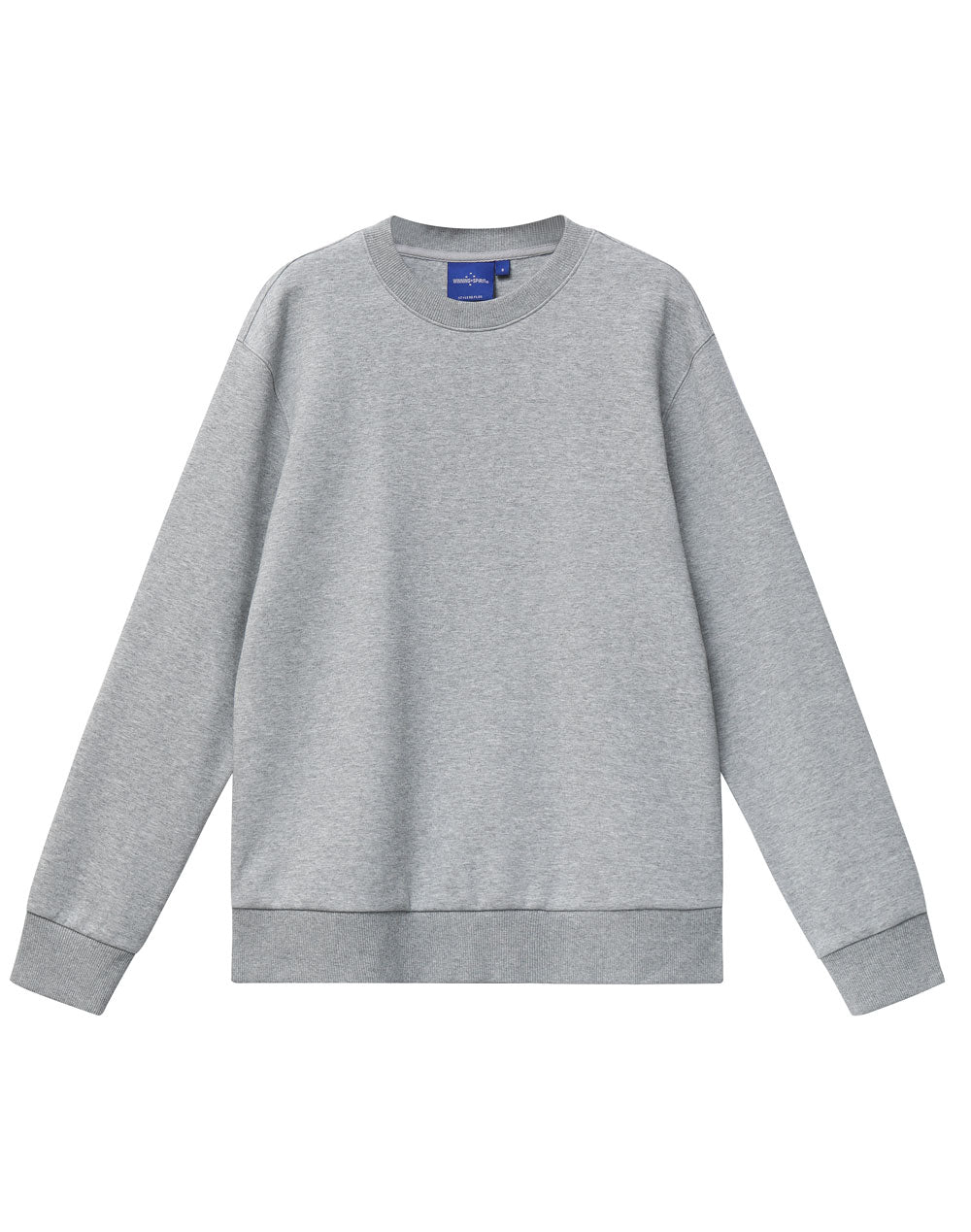 Airlayered Cvc Crew Neck Sweater Unisex - Grey
