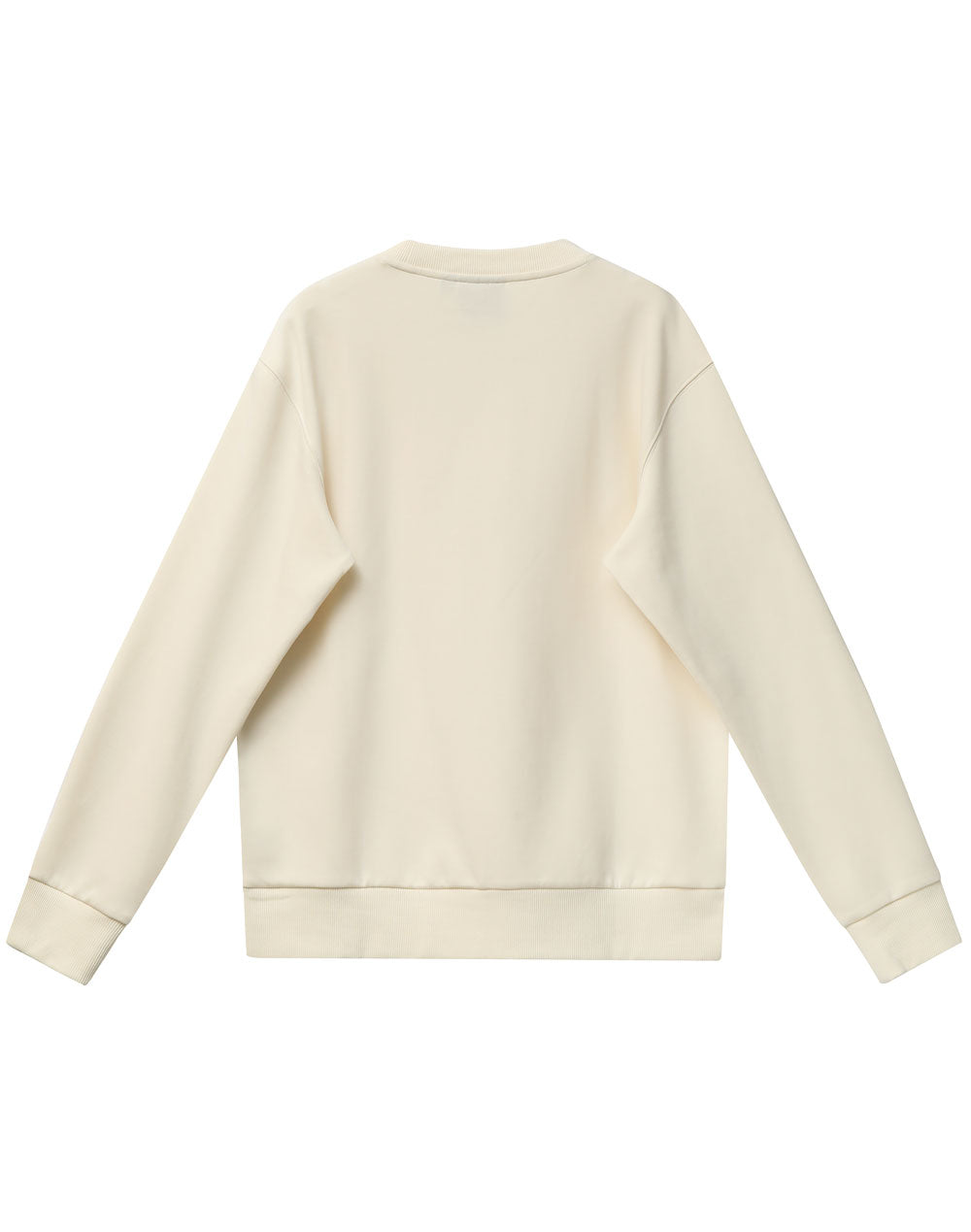 Airlayered Cvc Crew Neck Sweater Unisex - Natural