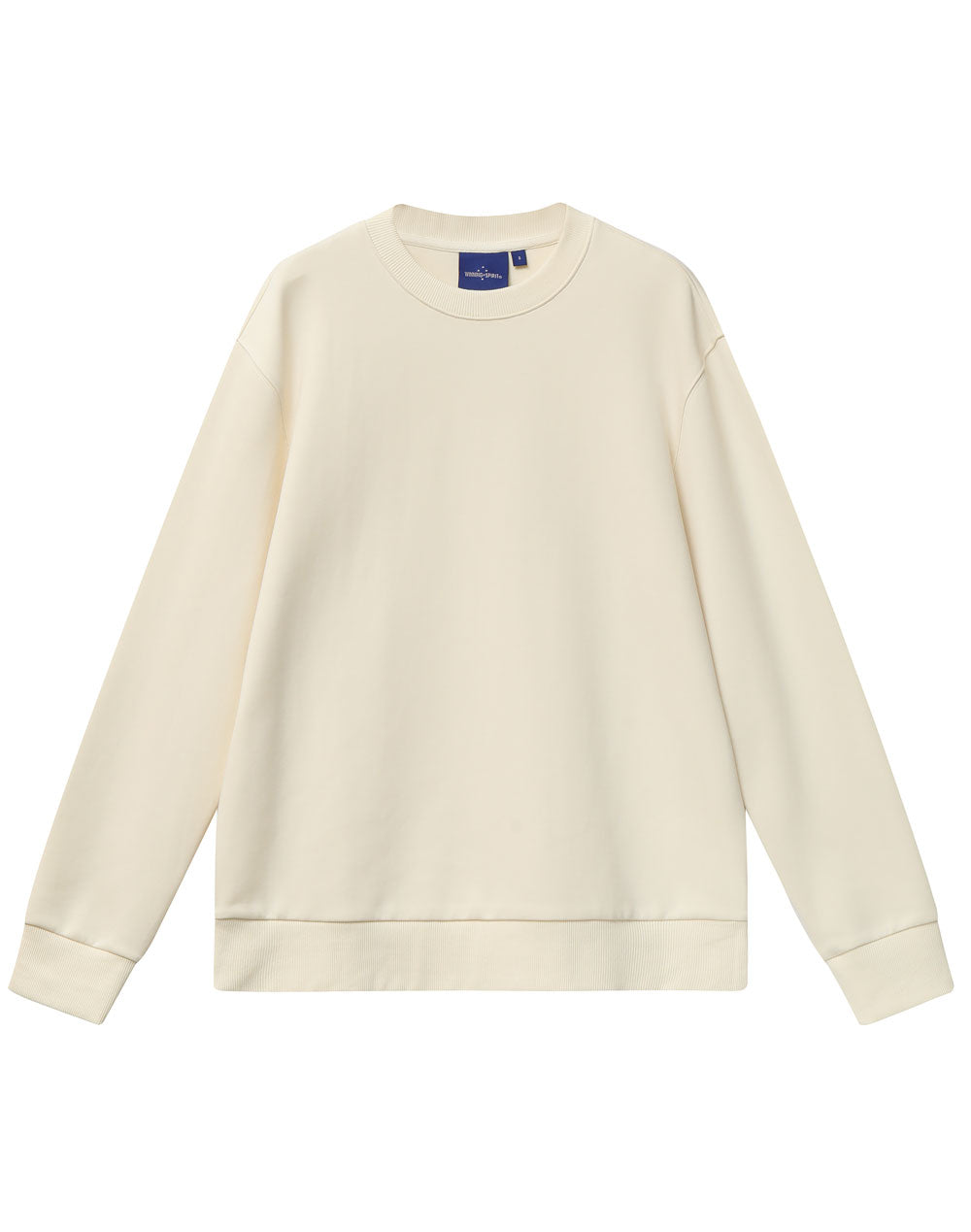 Airlayered Cvc Crew Neck Sweater Unisex - Natural