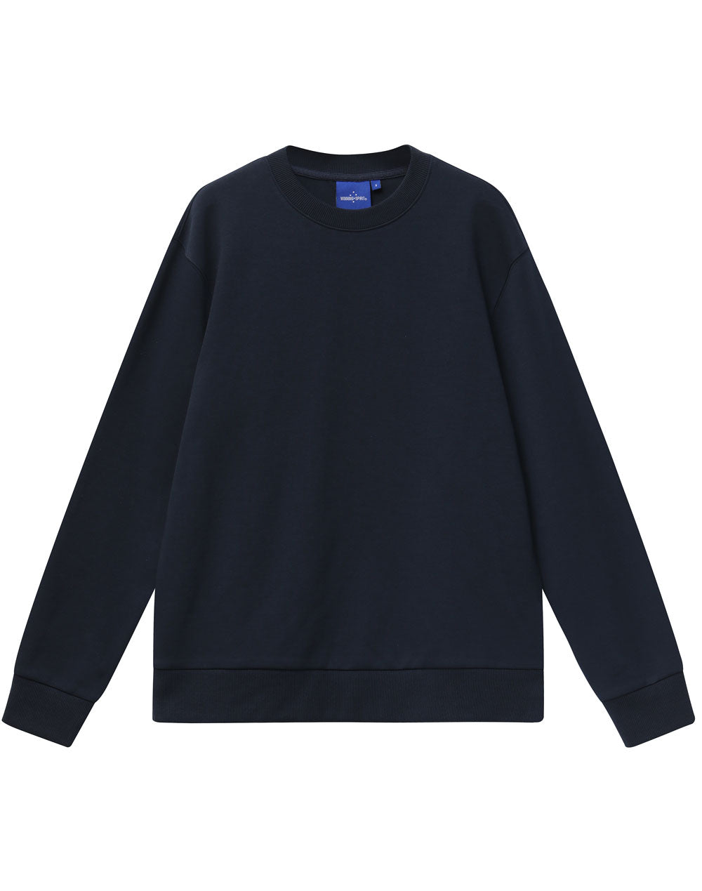 Airlayered Cvc Crew Neck Sweater Unisex - Navy