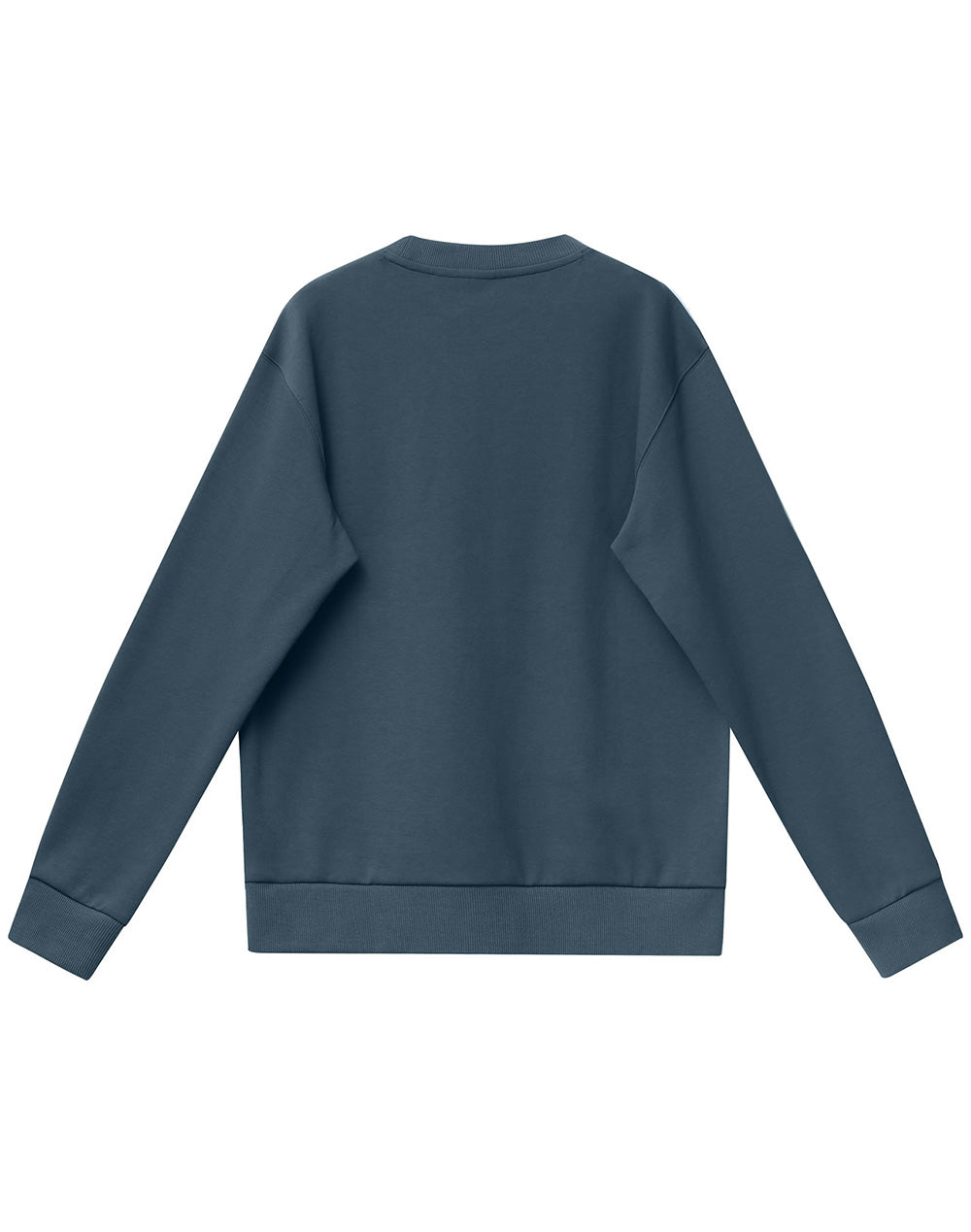 Airlayered Cvc Crew Neck Sweater Unisex - Slate Blue