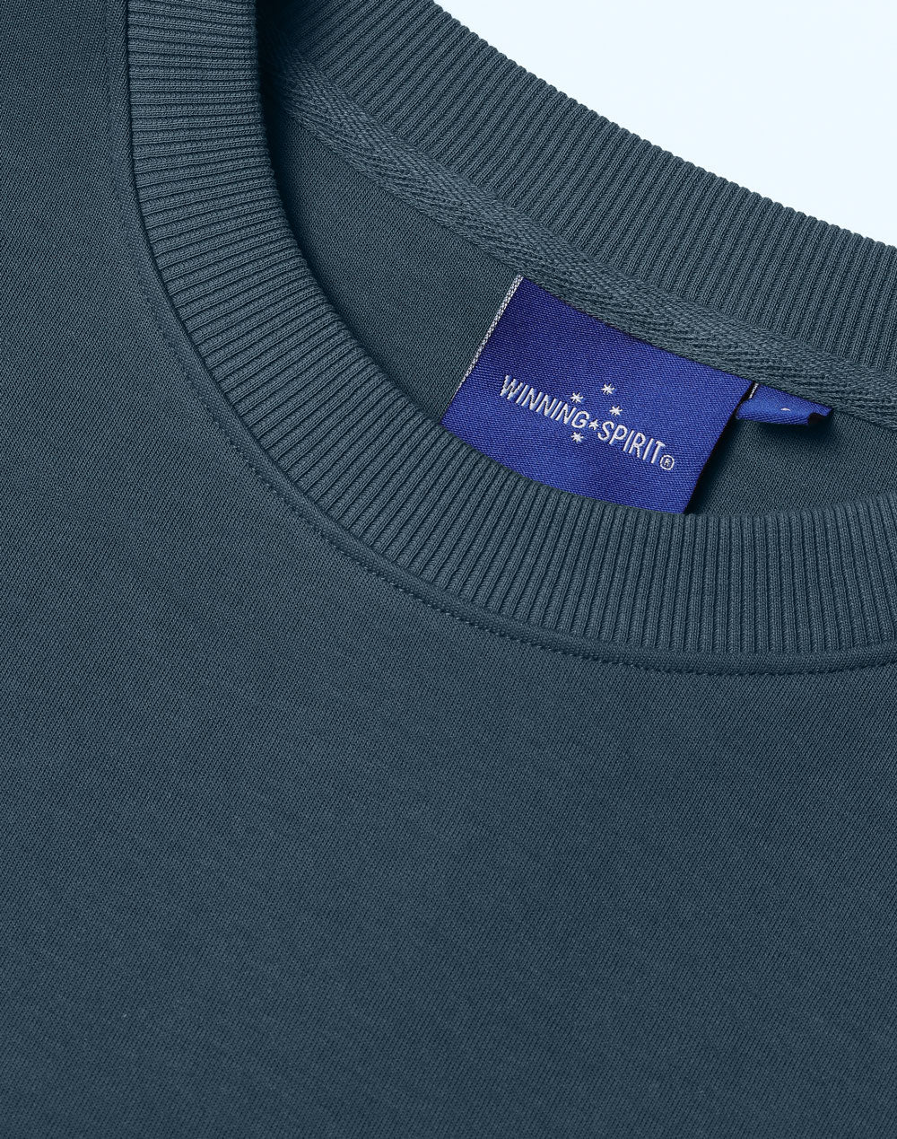 Airlayered Cvc Crew Neck Sweater Unisex - Slate Blue