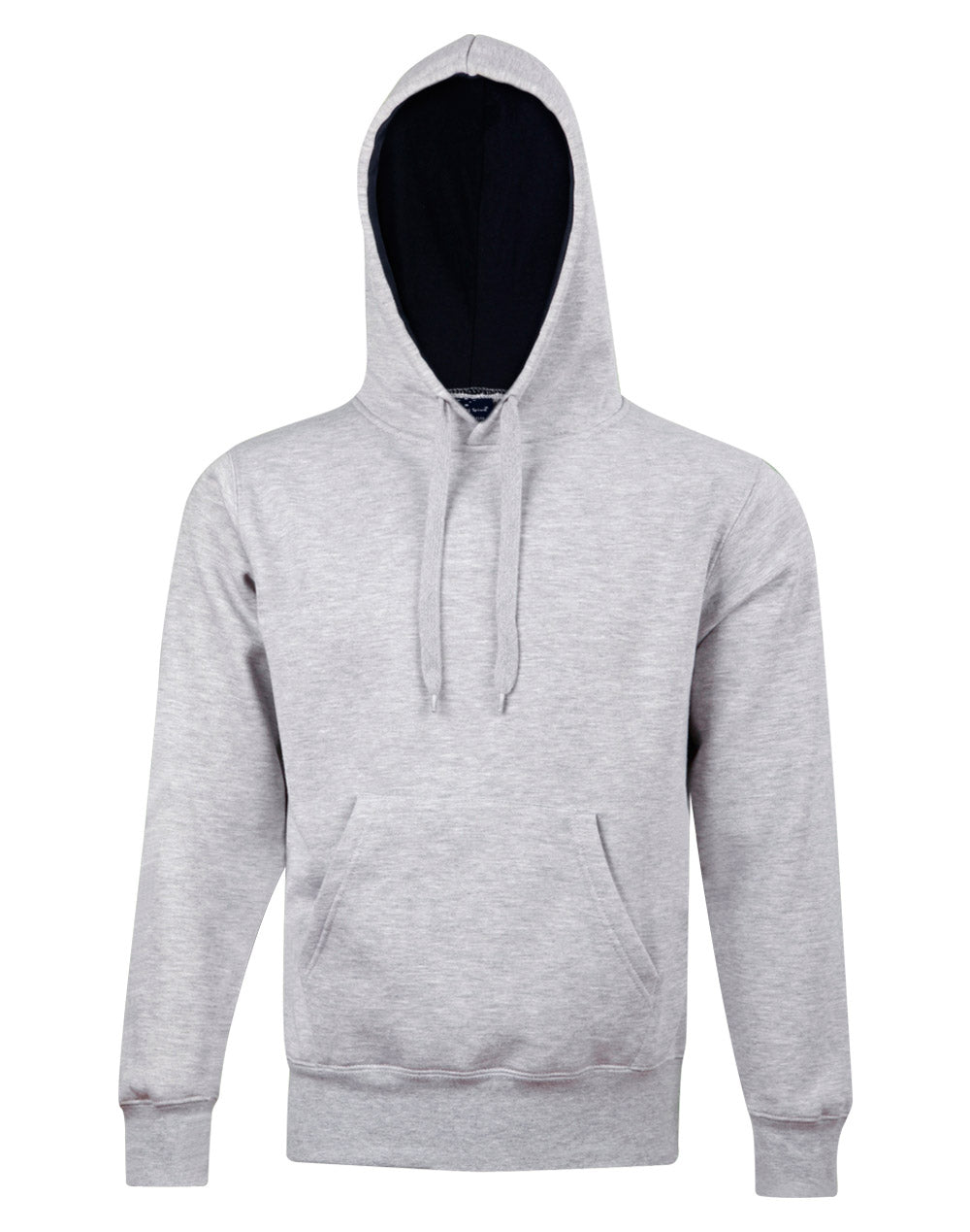 Passion Fleece Hoodie - Unisex - Grey Navy