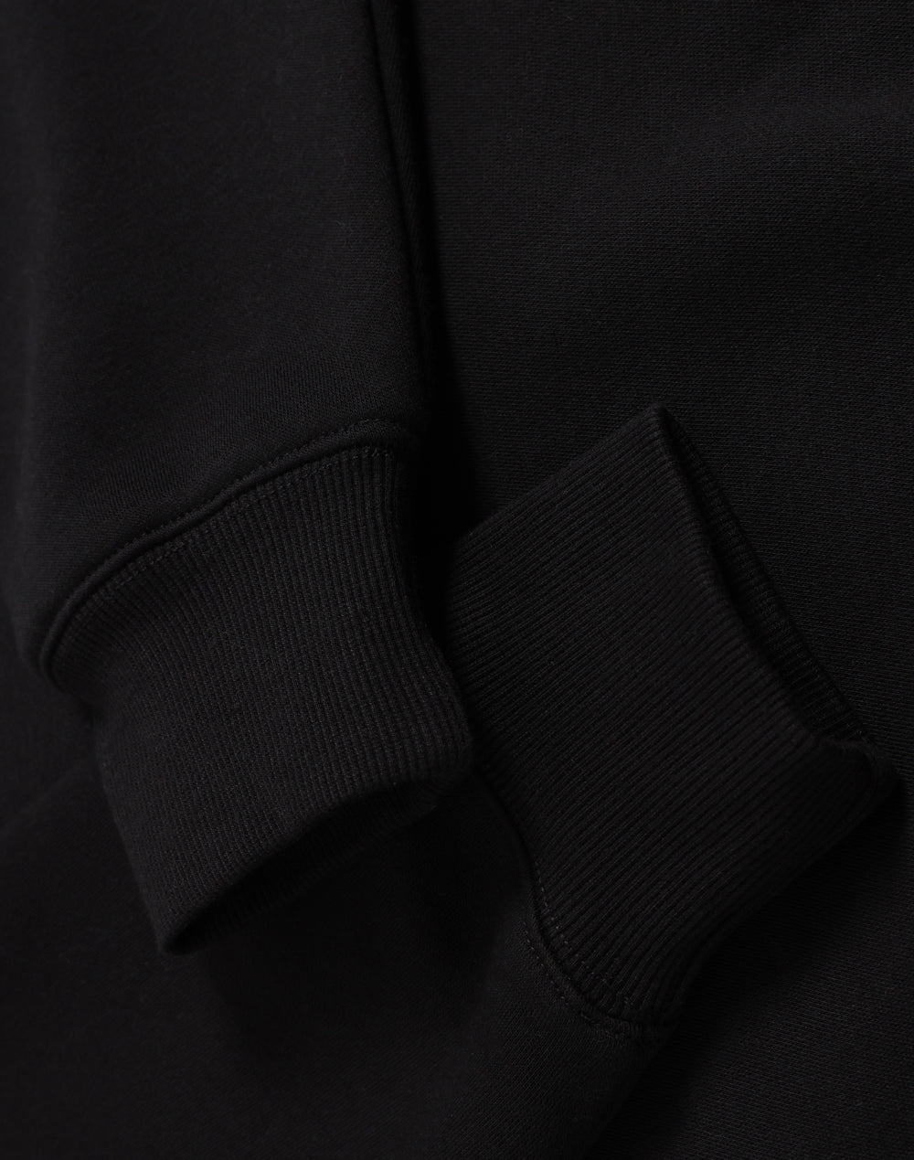 Unisex Premium Fleece Oversized Hoodie - Black