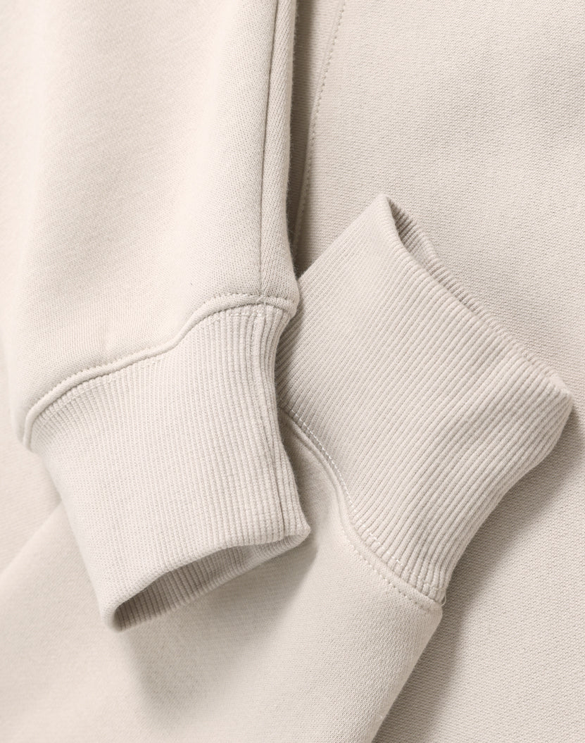 Unisex Premium Fleece Oversized Hoodie - Bone