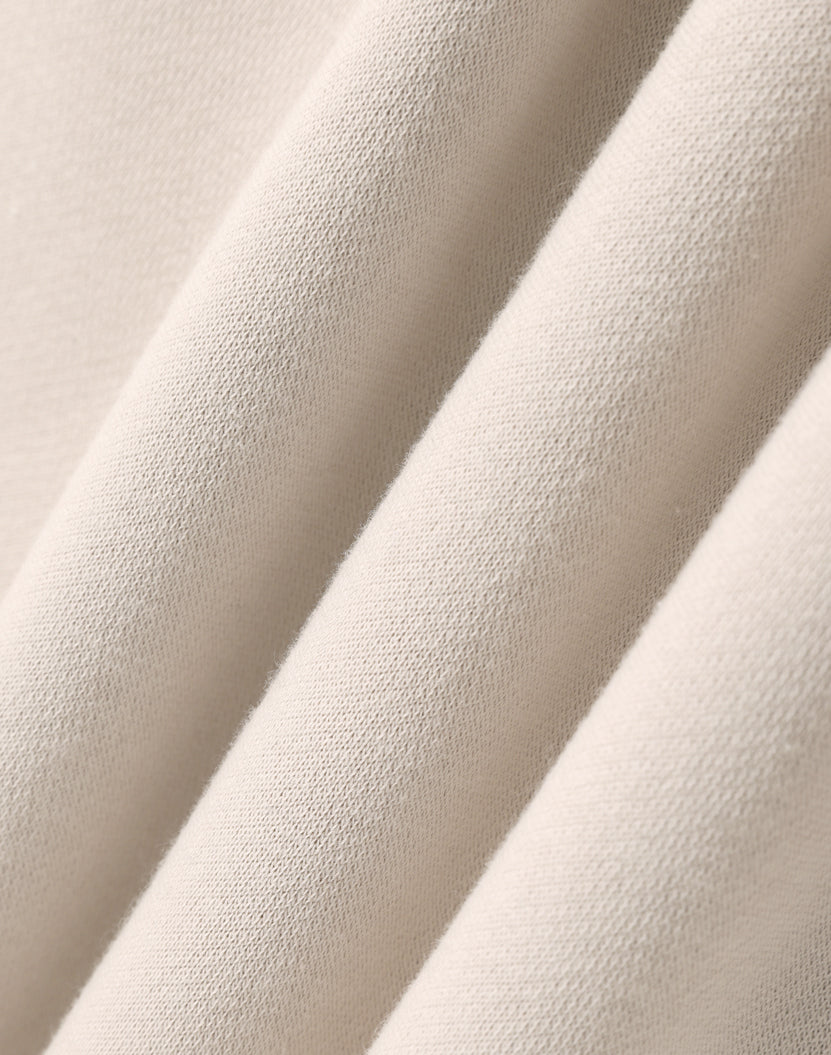 Unisex Premium Fleece Oversized Hoodie - Bone