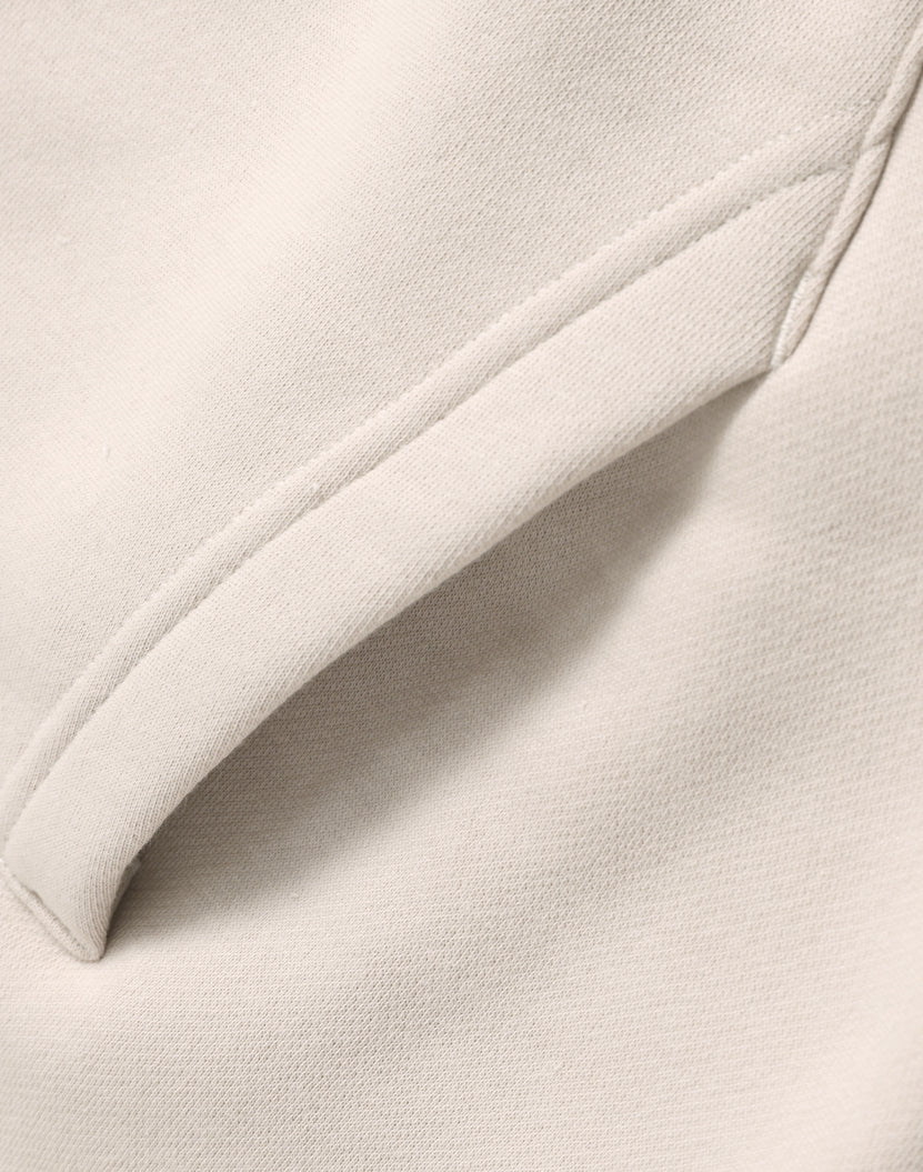 Unisex Premium Fleece Oversized Hoodie - Bone