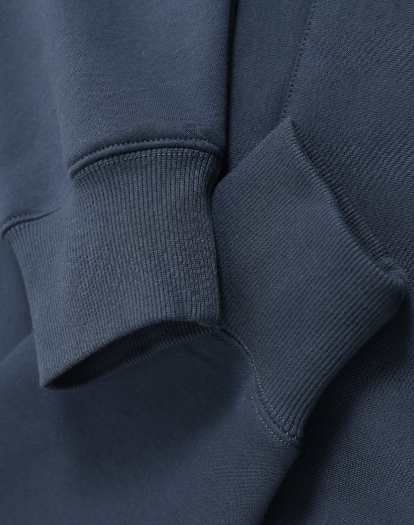 Unisex Premium Fleece Oversized Hoodie - Slate Blue