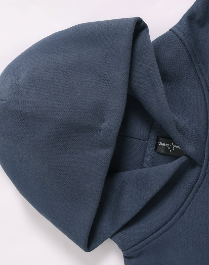 Unisex Premium Fleece Oversized Hoodie - Slate Blue