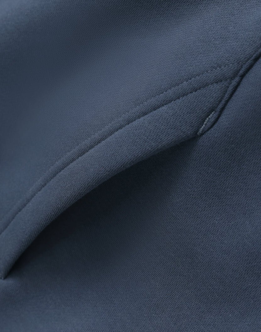 Unisex Premium Fleece Oversized Hoodie - Slate Blue