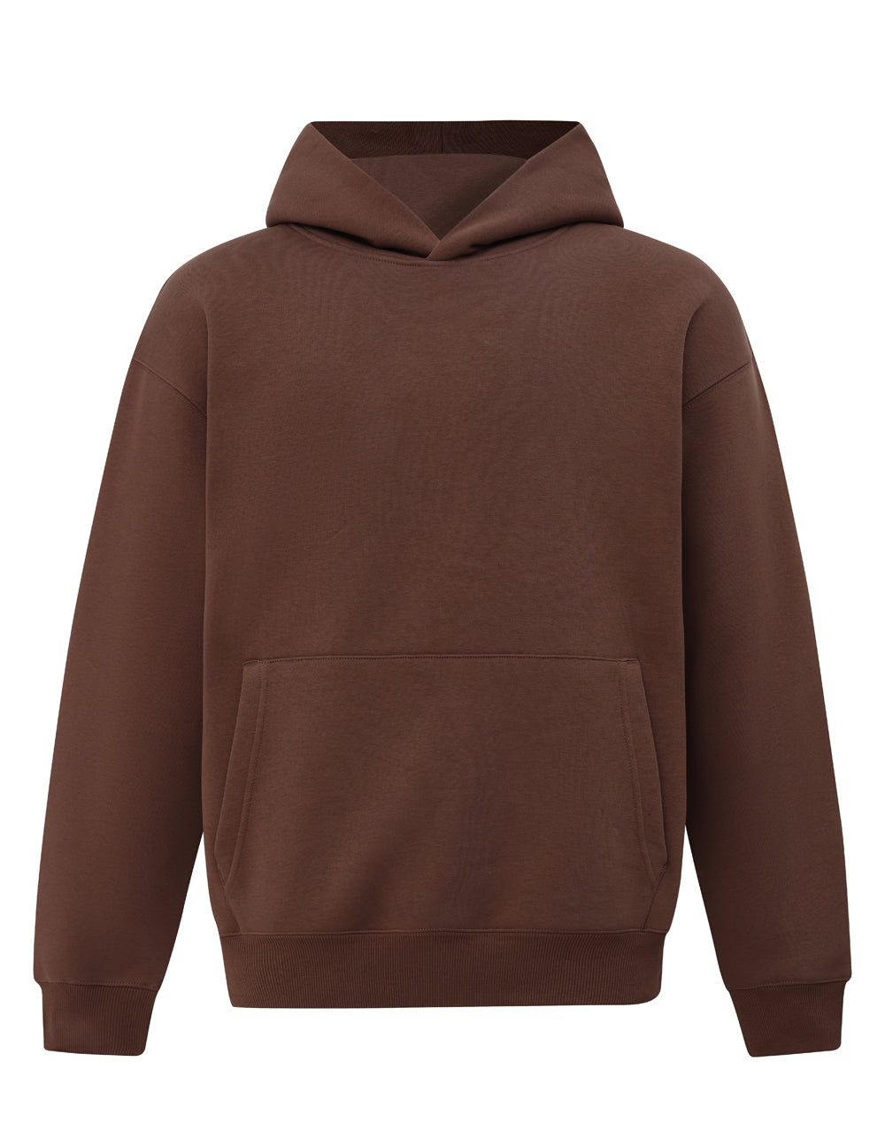 Unisex Premium Fleece Oversized Hoodie - Walnut