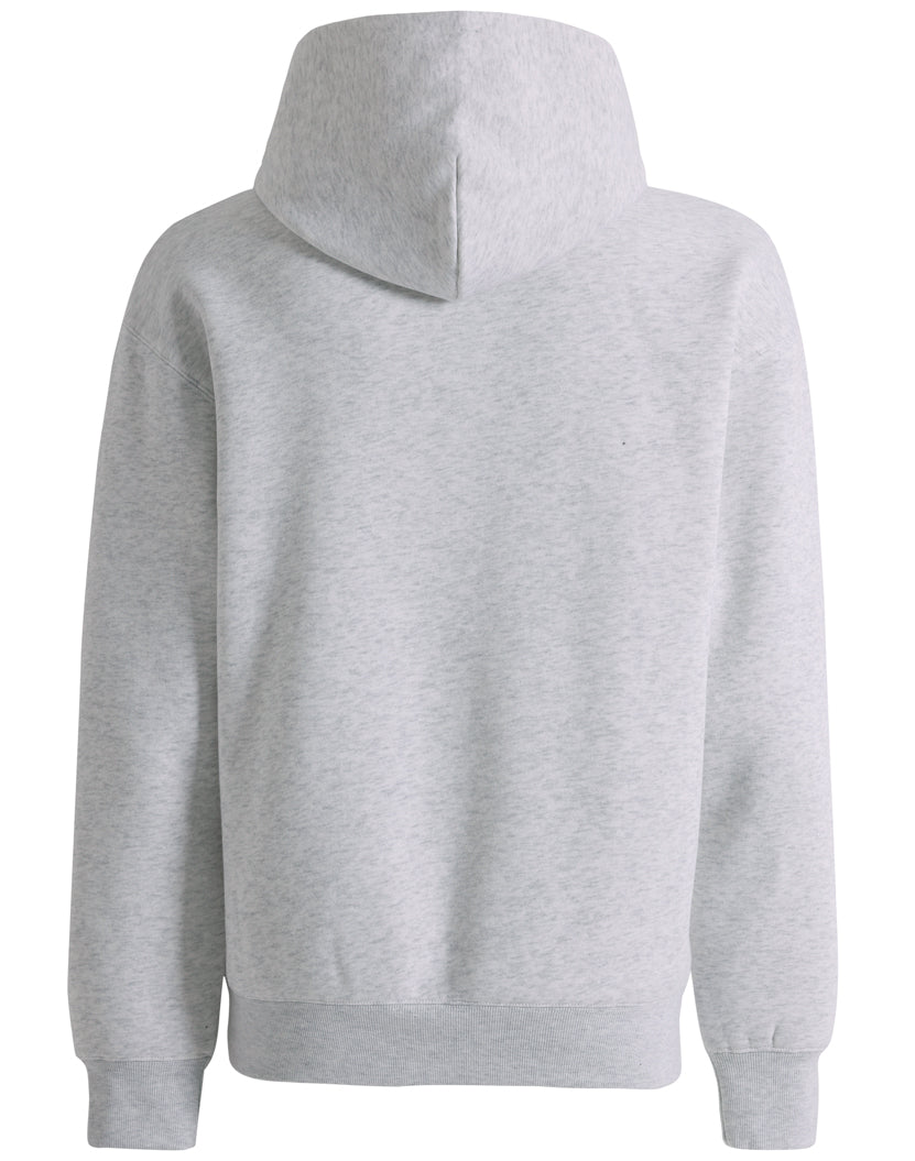Unisex Premium Fleece Oversized Hoodie - White Marl