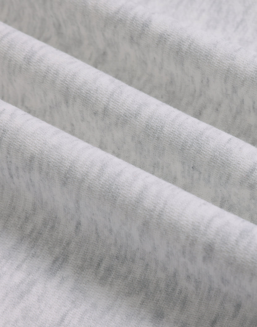 Unisex Premium Fleece Oversized Hoodie - White Marl