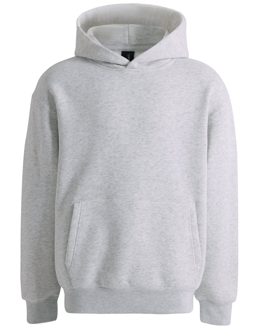 Unisex Premium Fleece Oversized Hoodie - White Marl