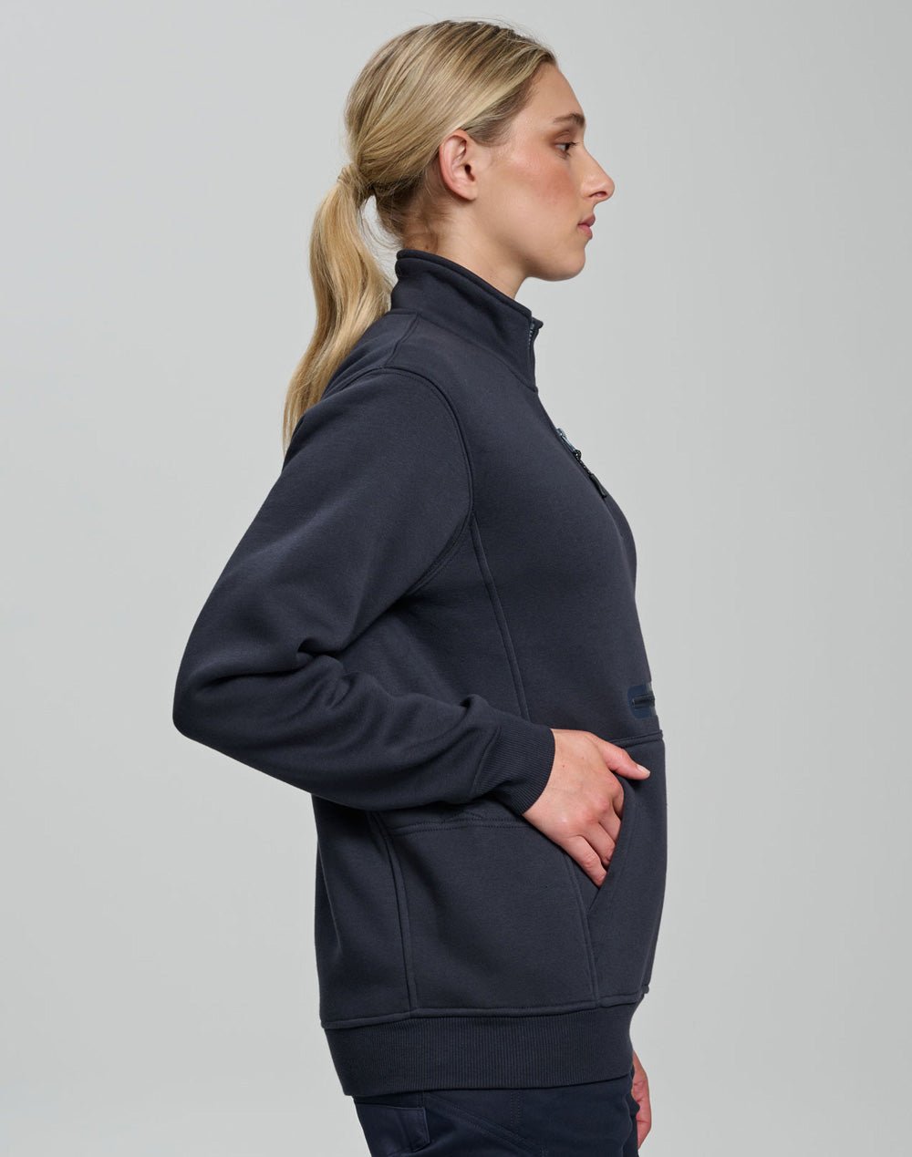Unisex Premium Fleece Half Zip Work Sweat