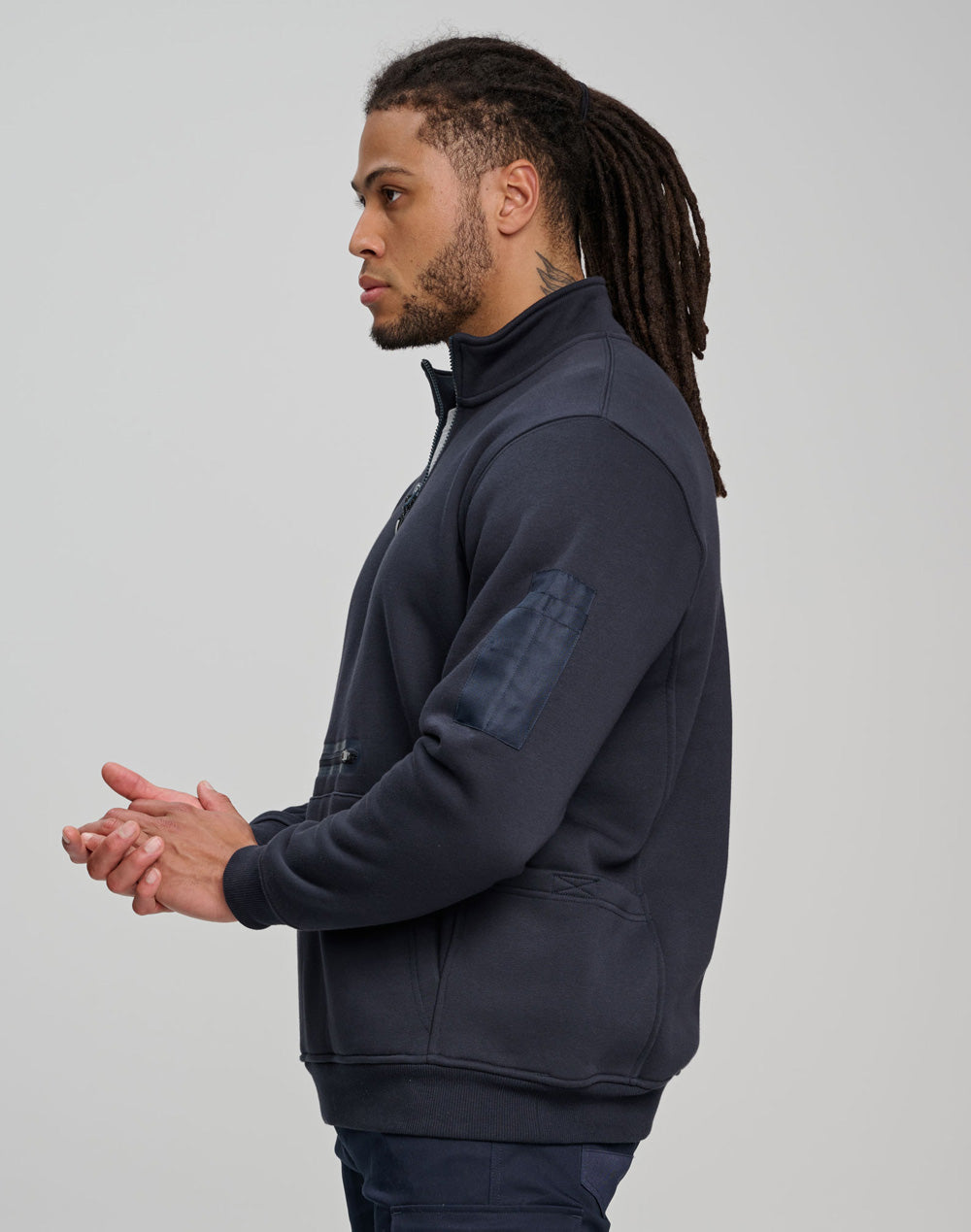 Unisex Premium Fleece Half Zip Work Sweat