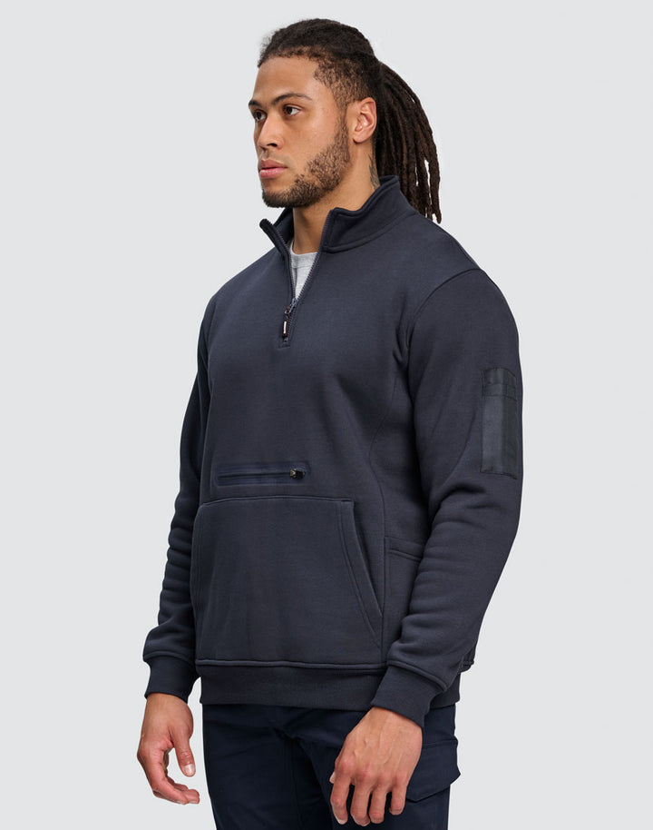Unisex Premium Fleece Half Zip Work Sweat