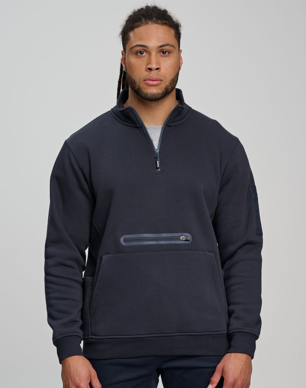 Unisex Premium Fleece Half Zip Work Sweat