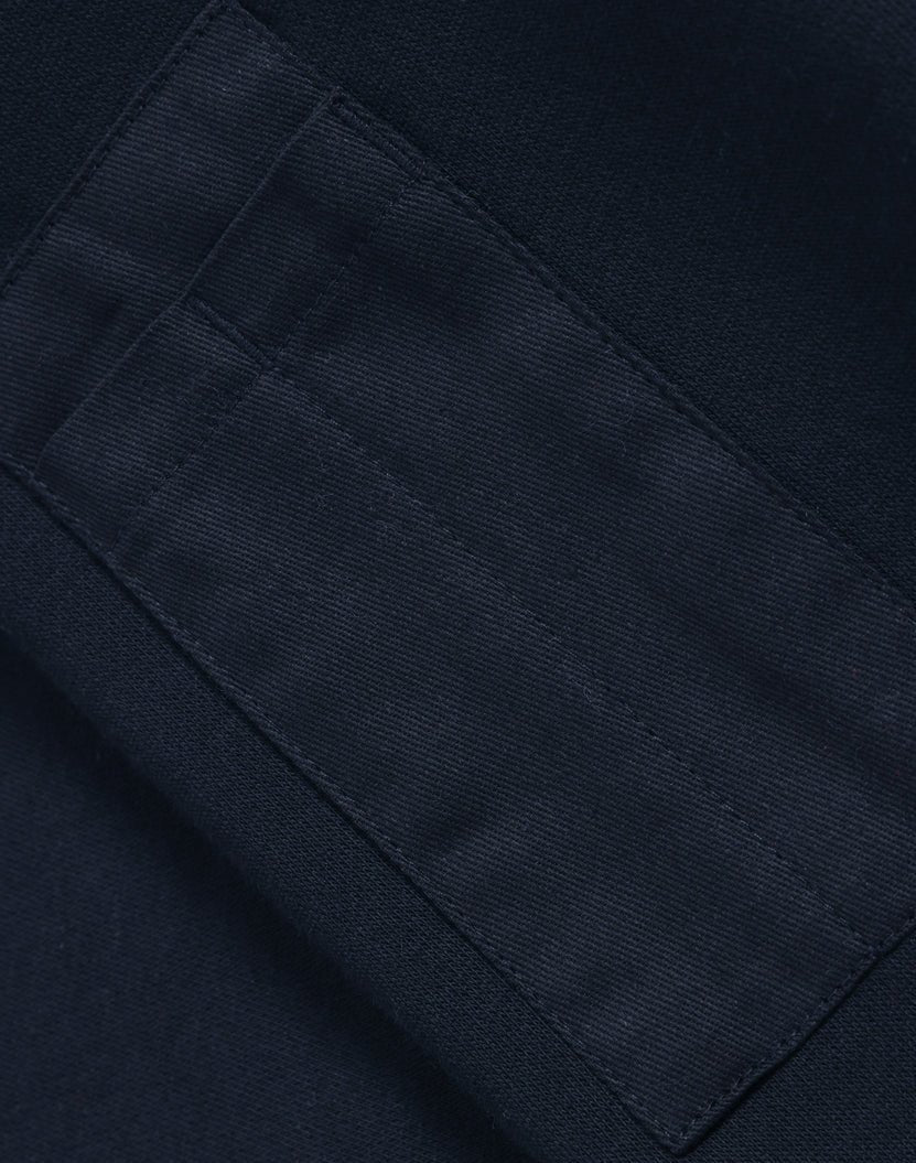 Unisex Premium Fleece Half Zip Work Sweat - Navy