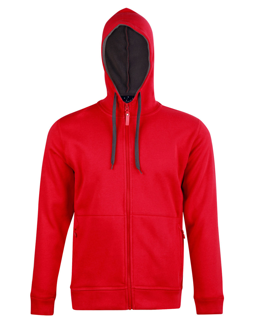Passion Pursuit Hoodie Men'S - Red Charcoal