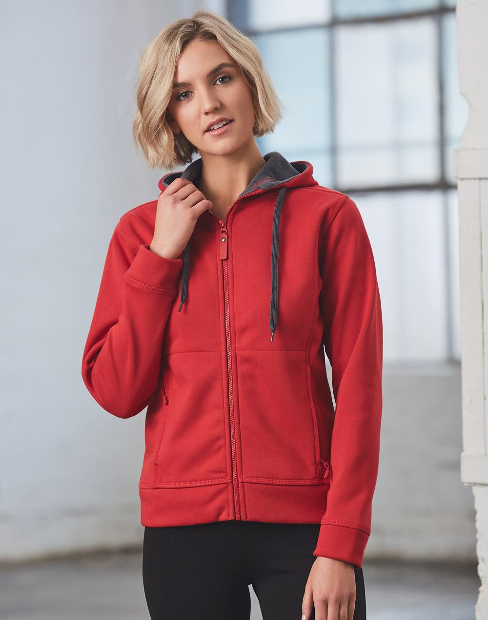 Passion Pursuit Hoodie Women'S - Red Charcoal