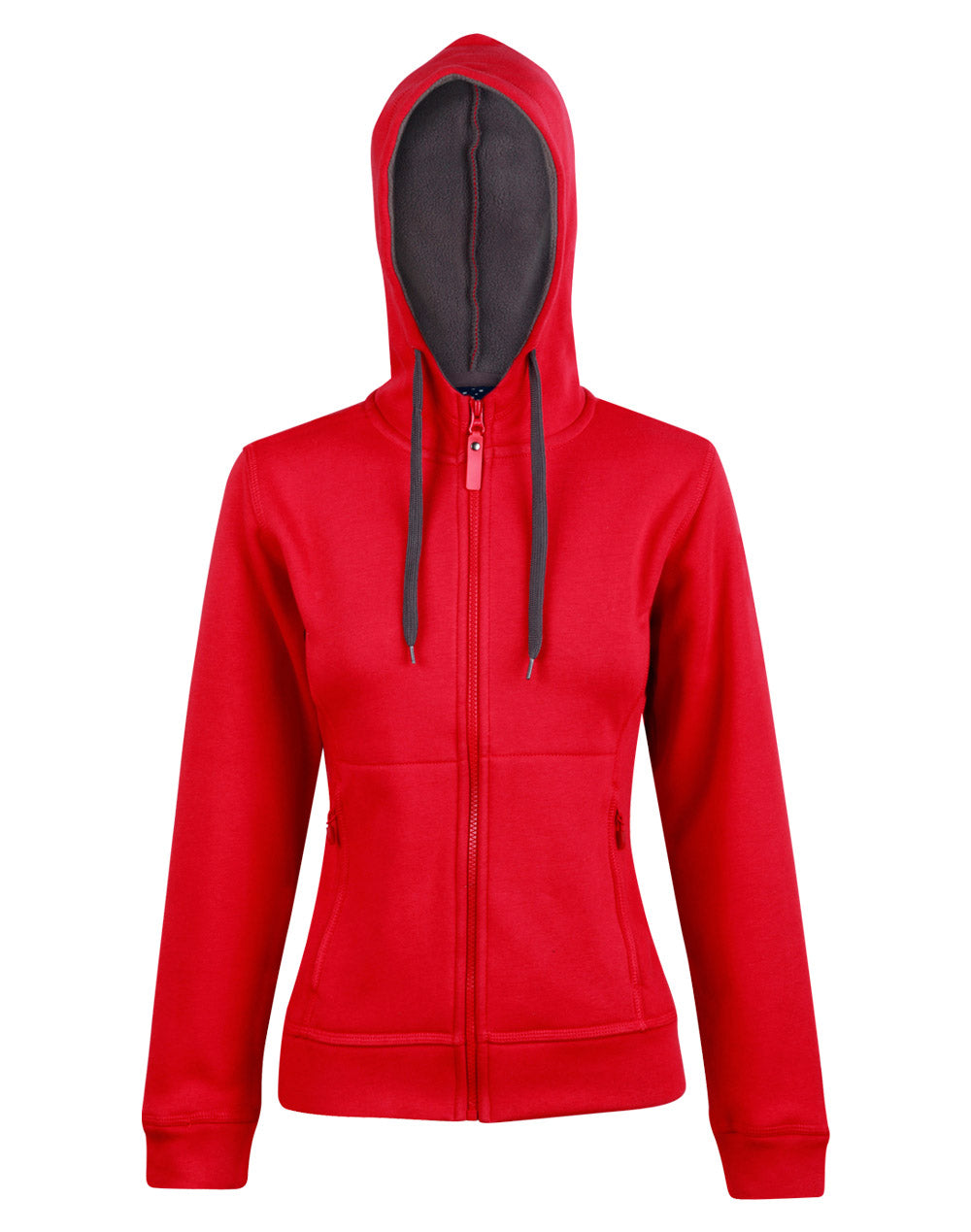 Passion Pursuit Hoodie Women'S - Red Charcoal