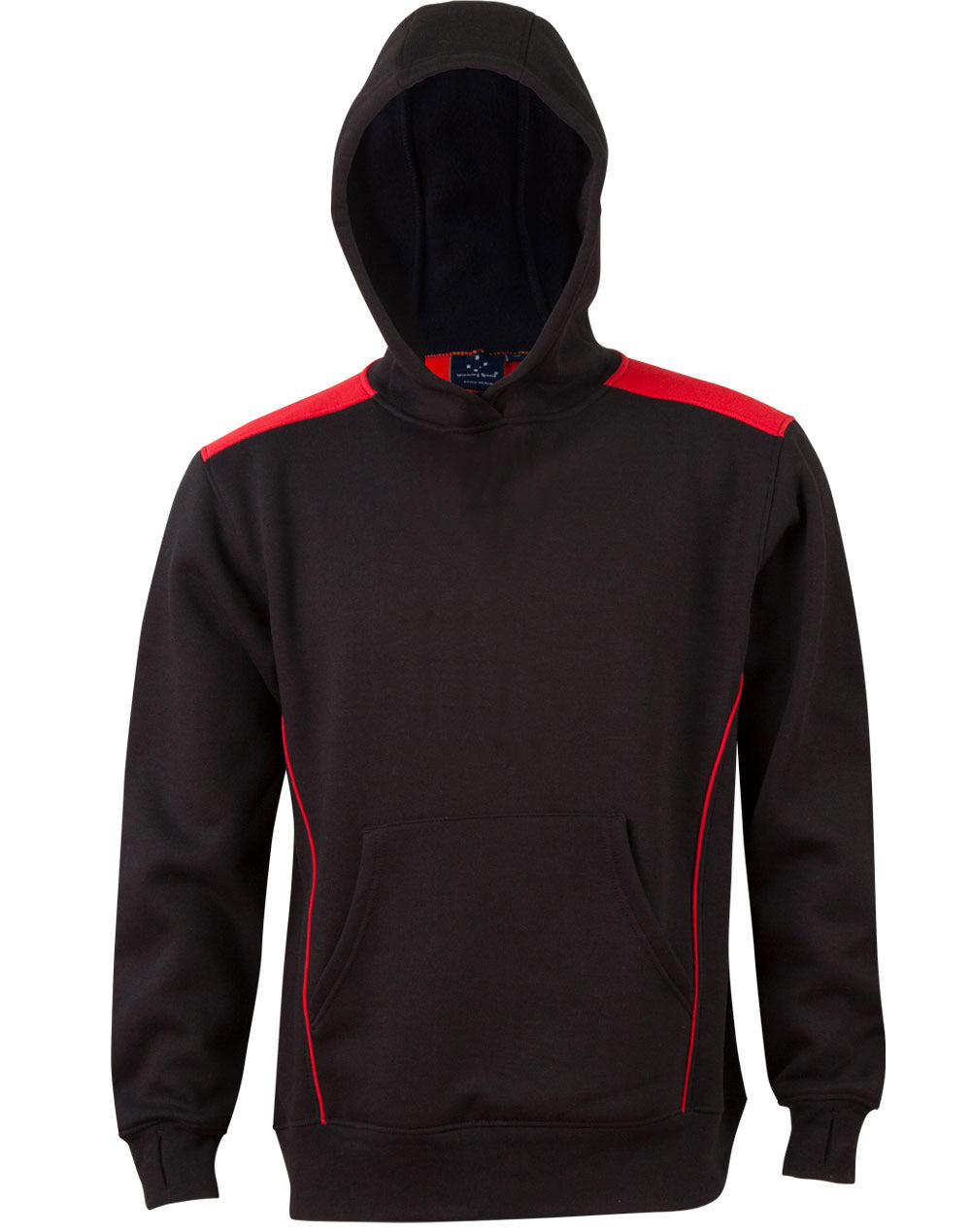 Croxton Hoodie Kid'S - Black Red