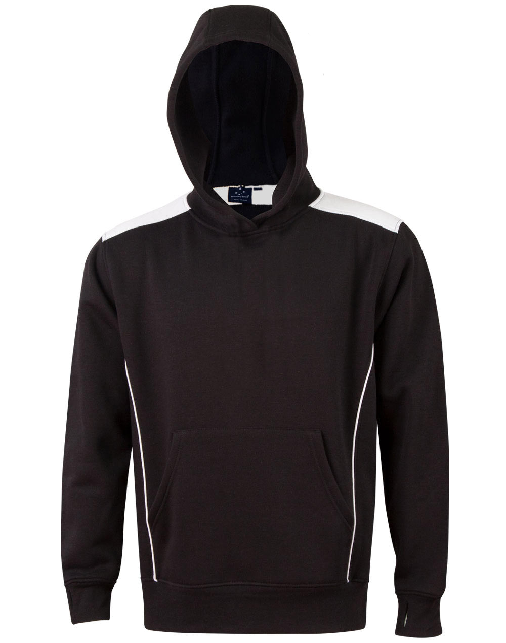 Croxton Hoodie Kid'S - Black White
