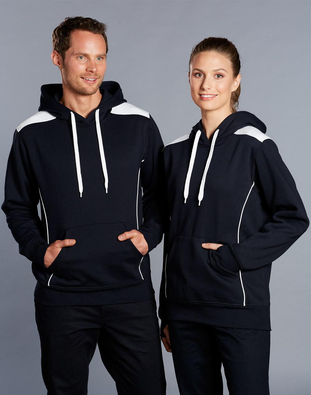 Croxton Hoodie Adult Unisex - Navy White