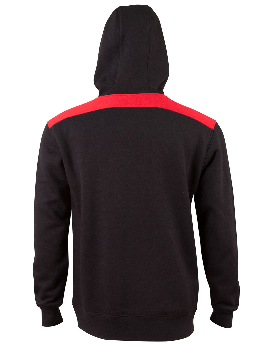 Croxton Hoodie Adult Unisex - Black Red