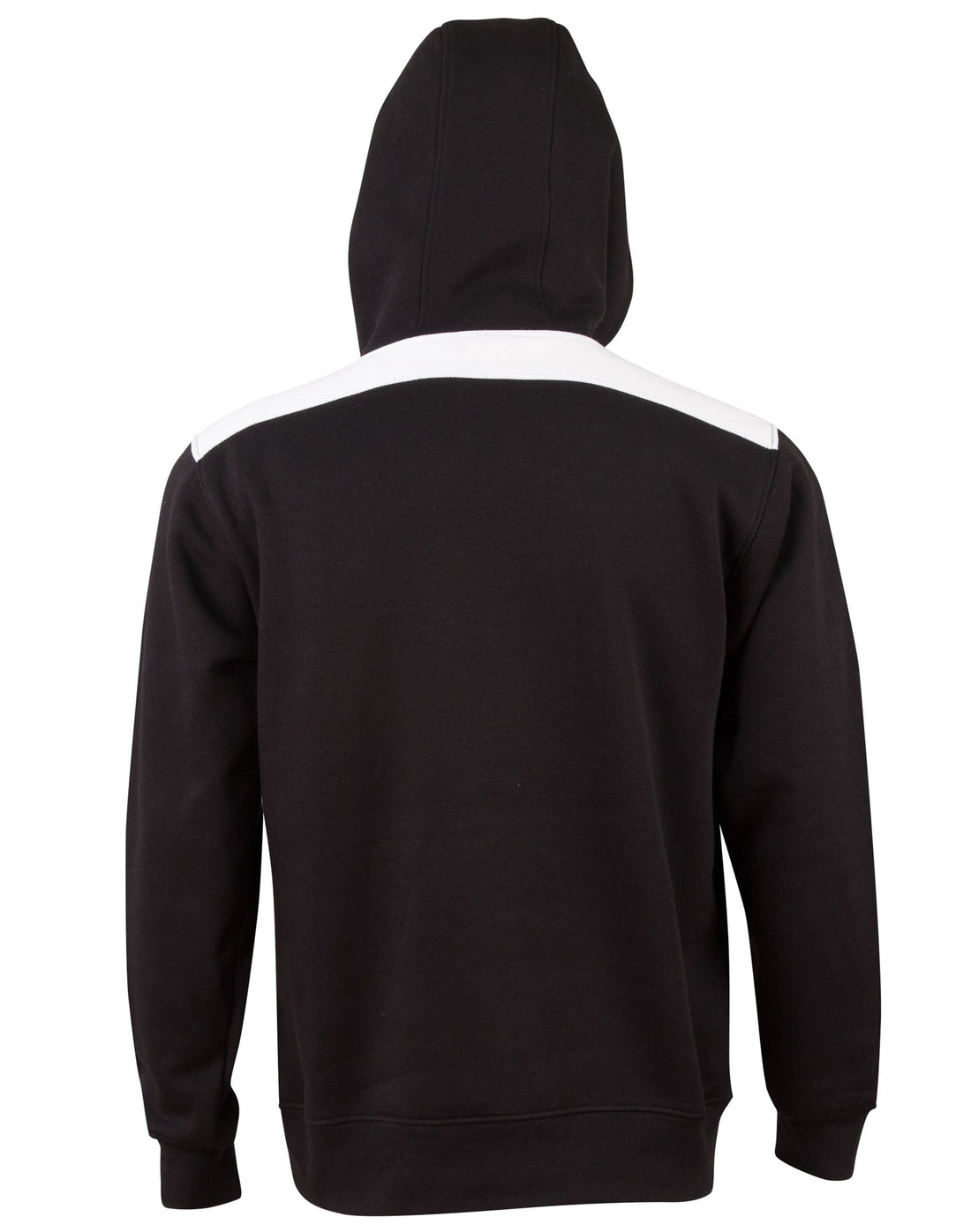 Croxton Hoodie Adult Unisex - Black White