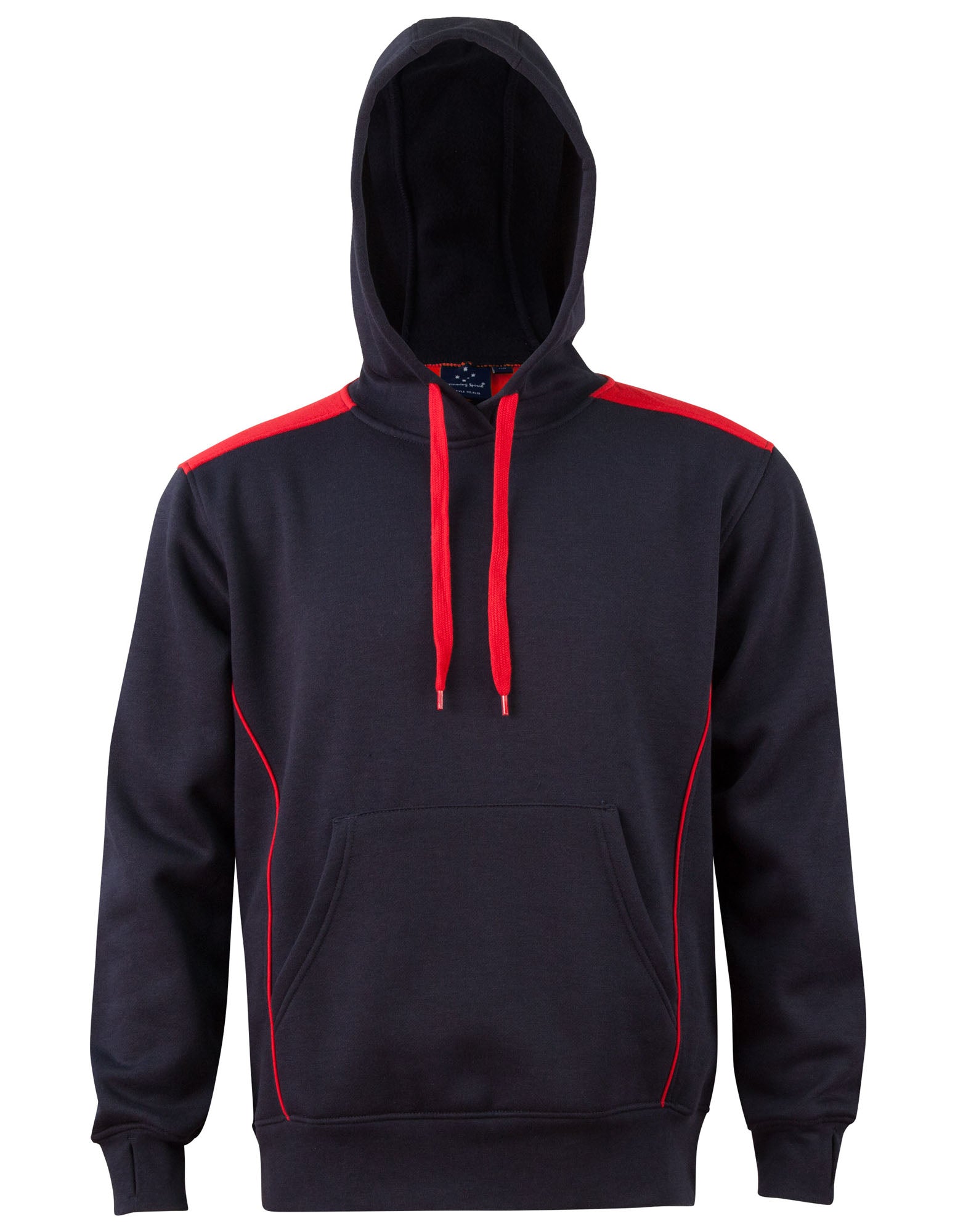 Croxton Hoodie Adult Unisex - Navy Red