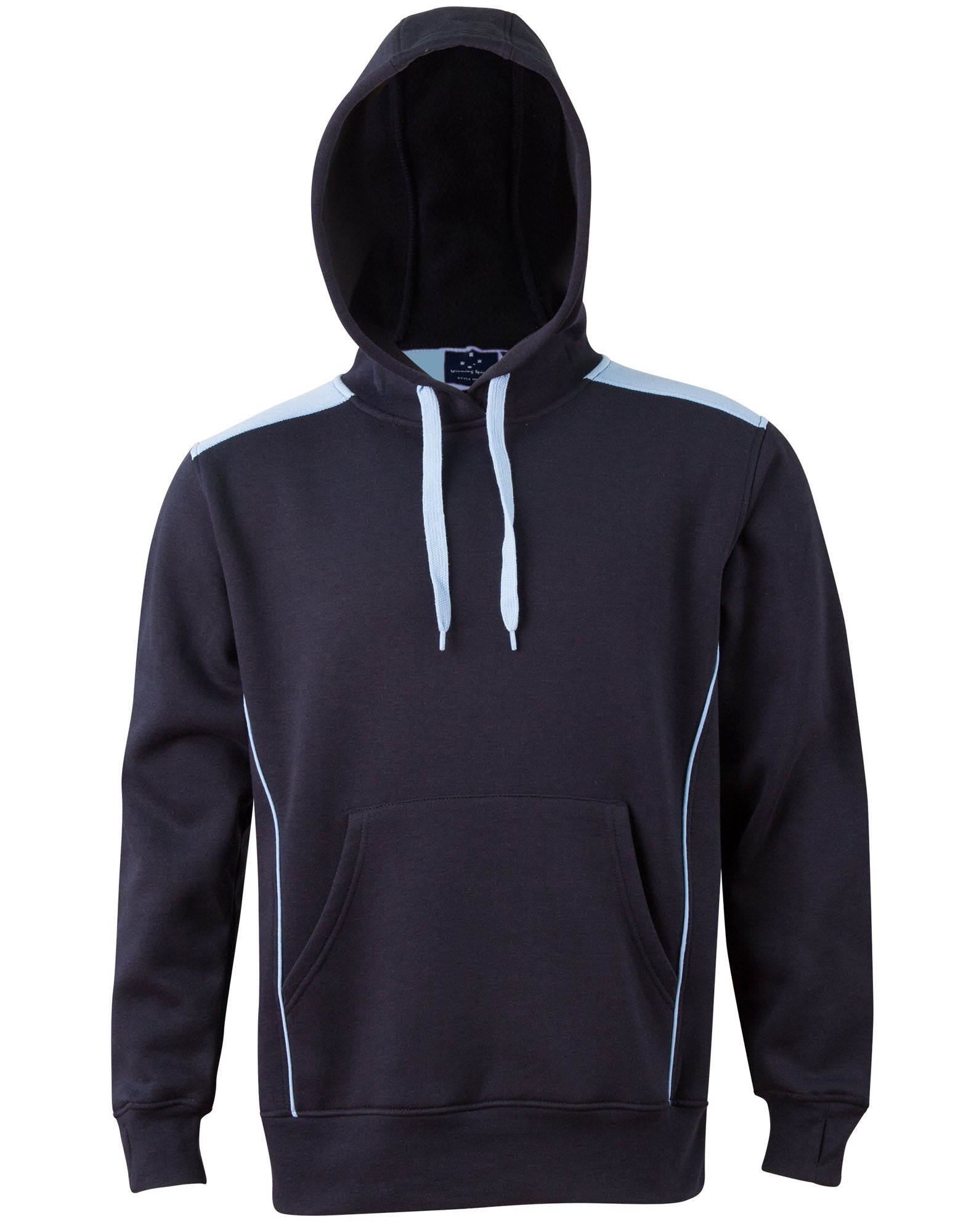 Croxton Hoodie Adult Unisex - Navy Skyblue