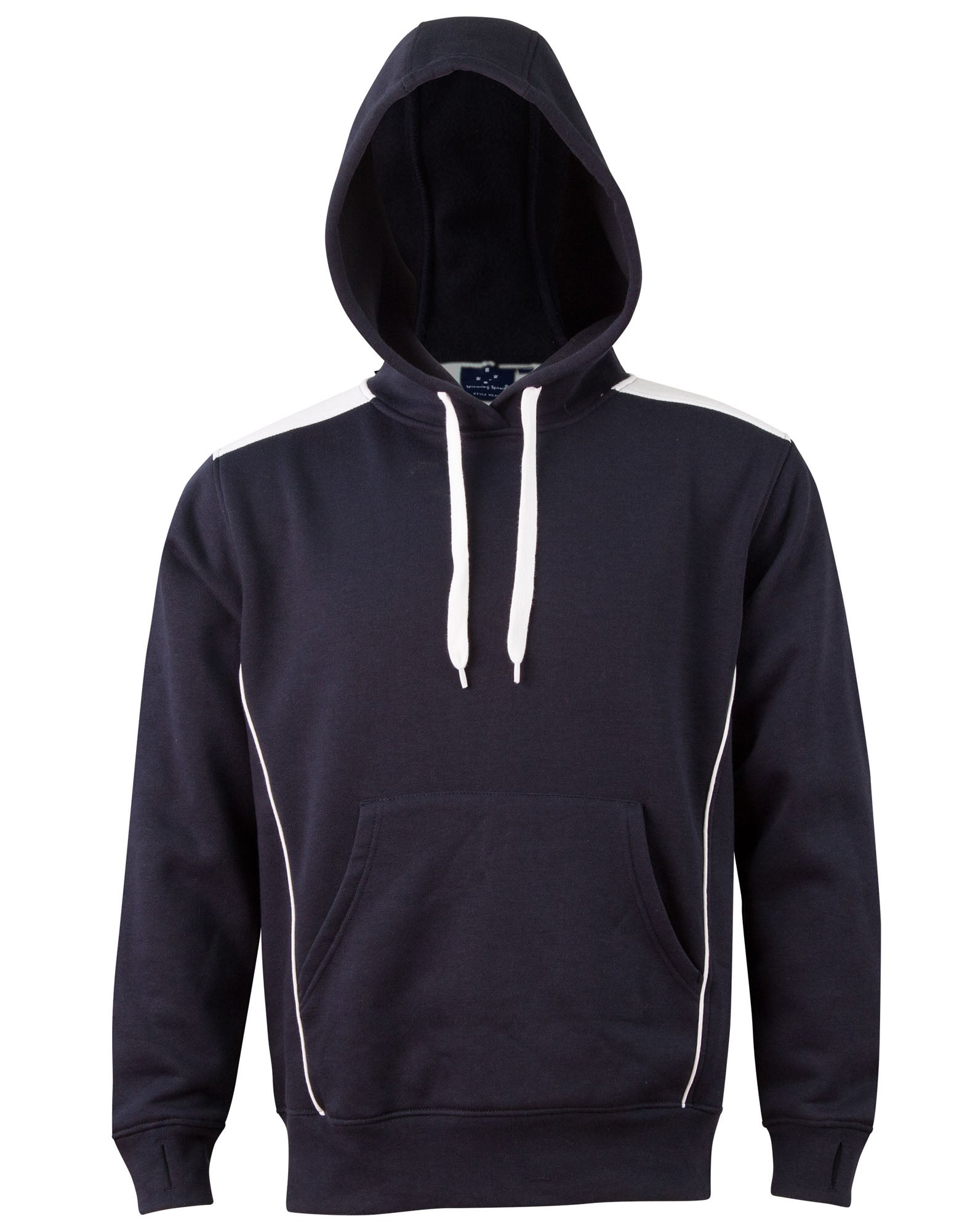 Croxton Hoodie Adult Unisex - Navy White