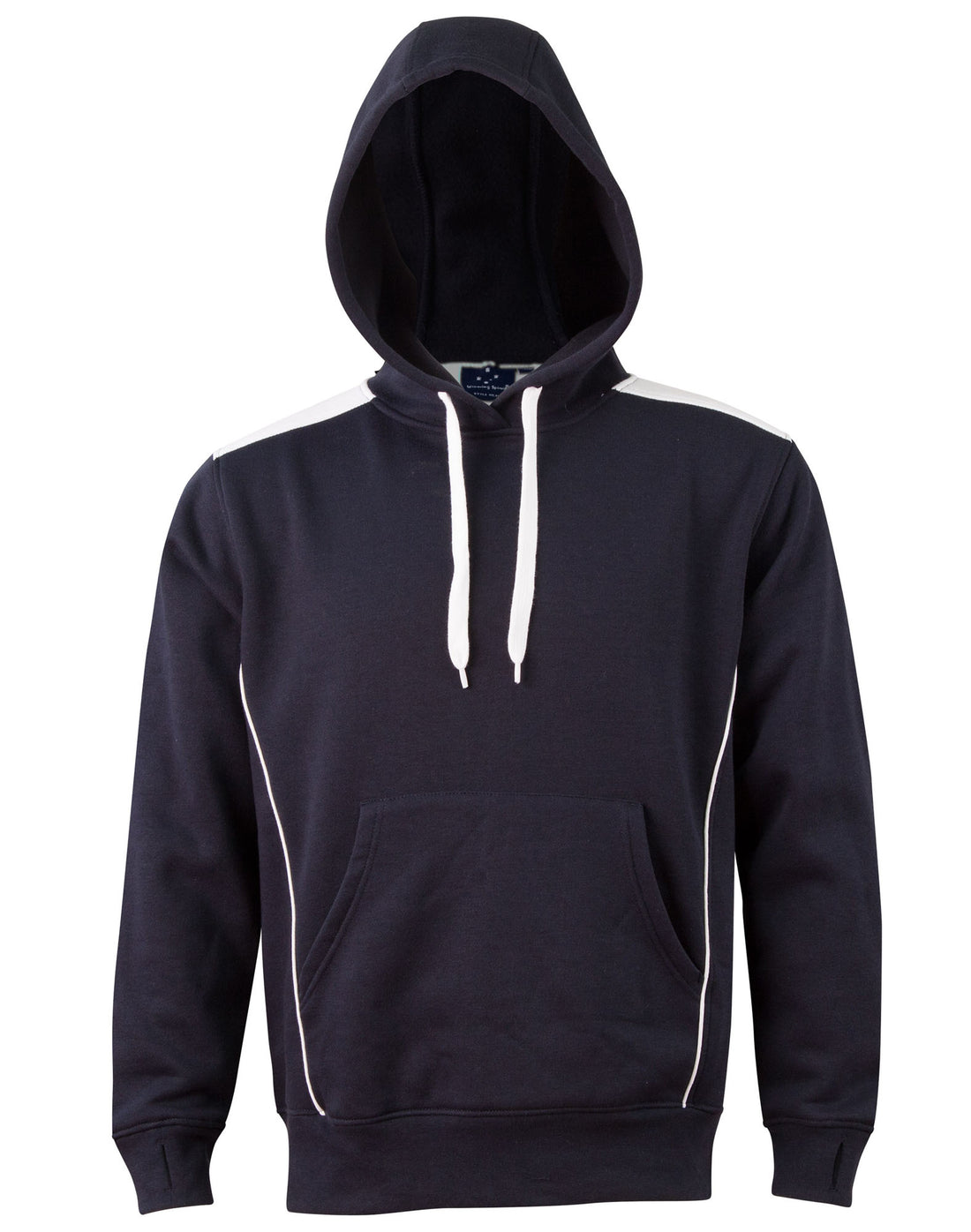 Croxton Hoodie Adult Unisex - Navy White