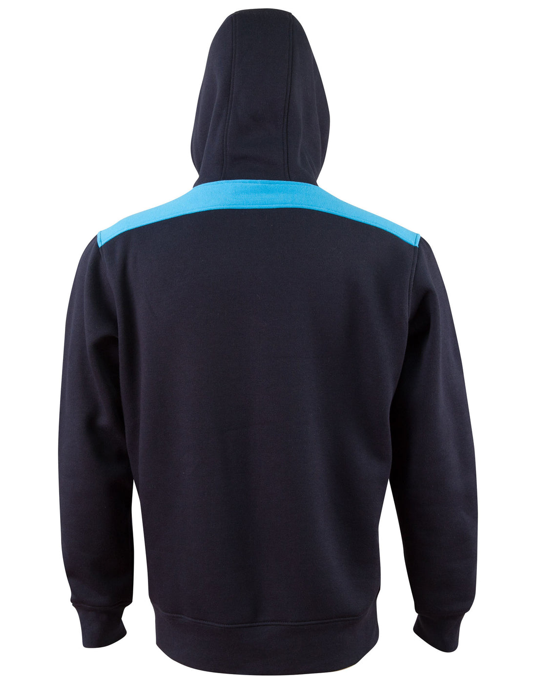 Croxton Hoodie Adult Unisex - Navy Aqua Blue