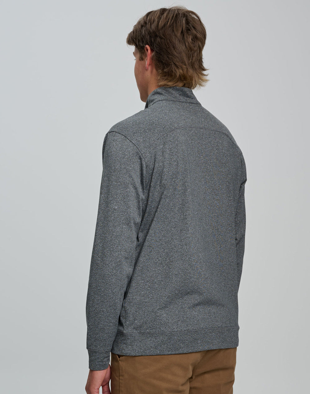 Ultimate Half Zip Long Sleeve Sweat Top- Mens
