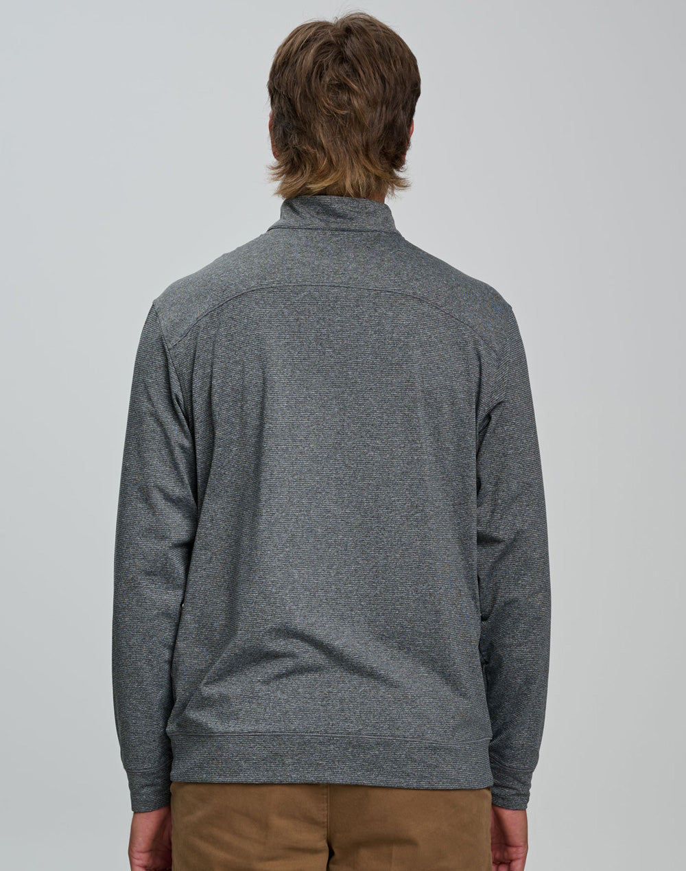 Ultimate Half Zip Long Sleeve Sweat Top- Mens