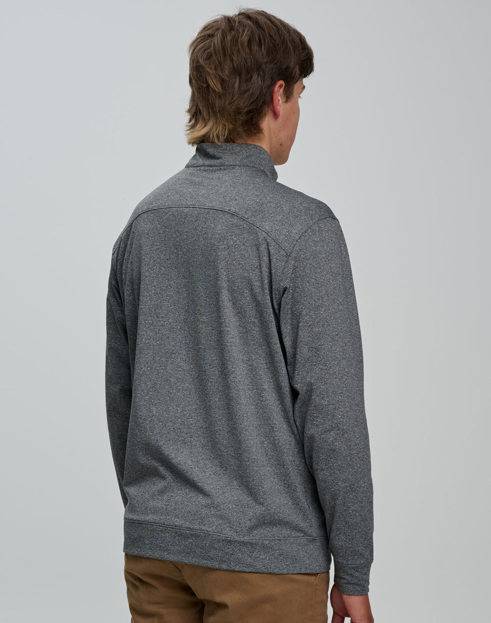 Ultimate Half Zip Long Sleeve Sweat Top- Mens