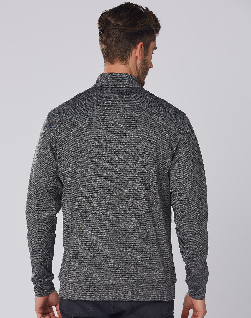 Ultimate Half Zip Long Sleeve Sweat Top- Mens