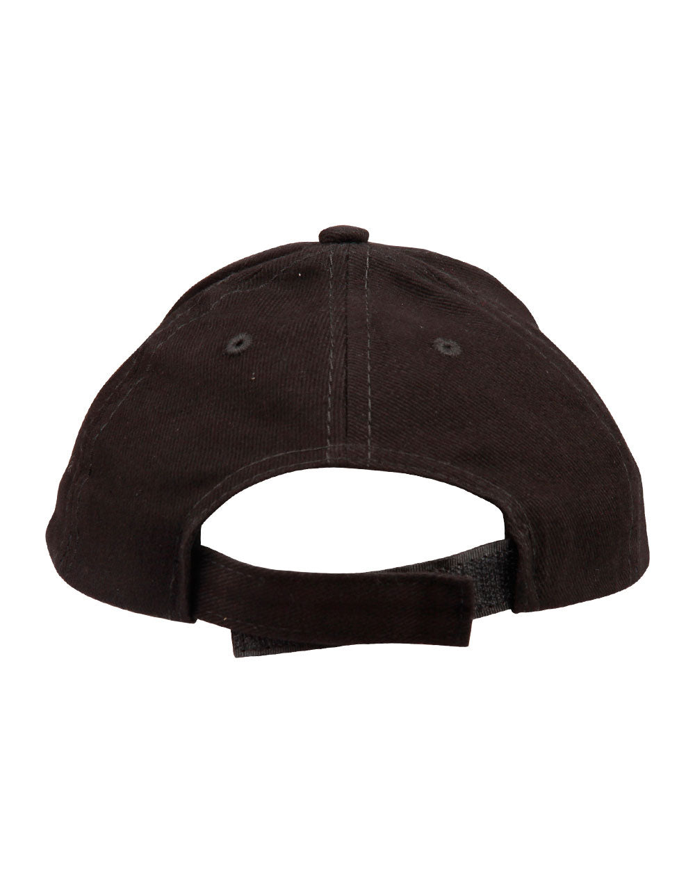 Kids Brushed Cotton Cap - Black