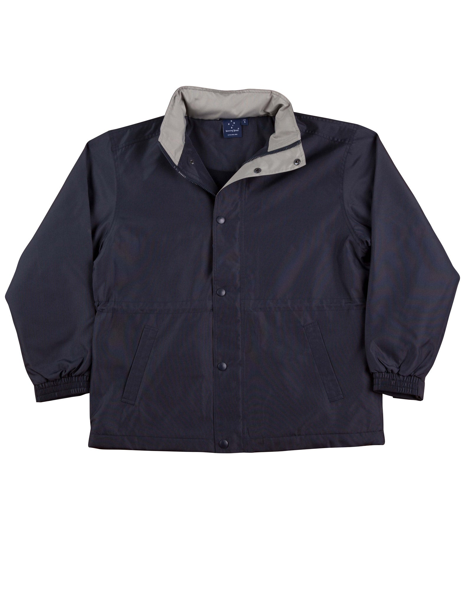 Stadium Jacket Unisex - Navy Silver
