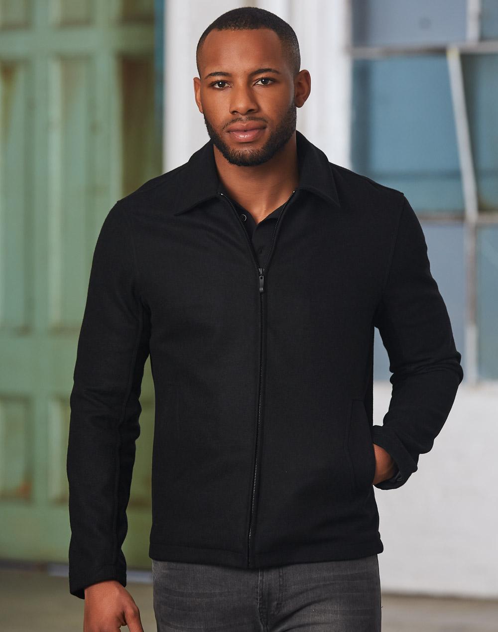 Flinders Wool Blend Corporate Jacket Men'S - Black