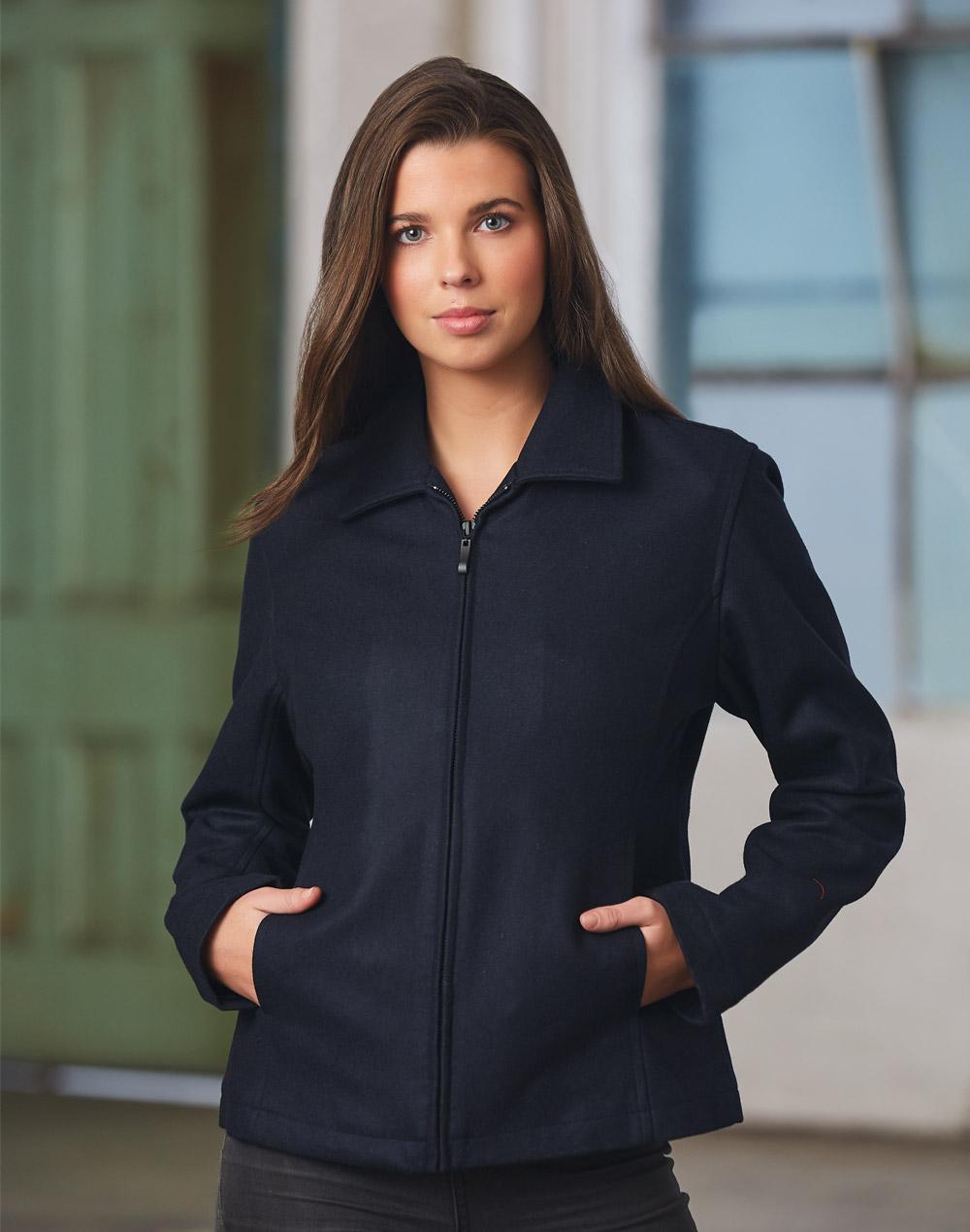 Flinders Wool Blend Corporate Jacket Women'S - Navy