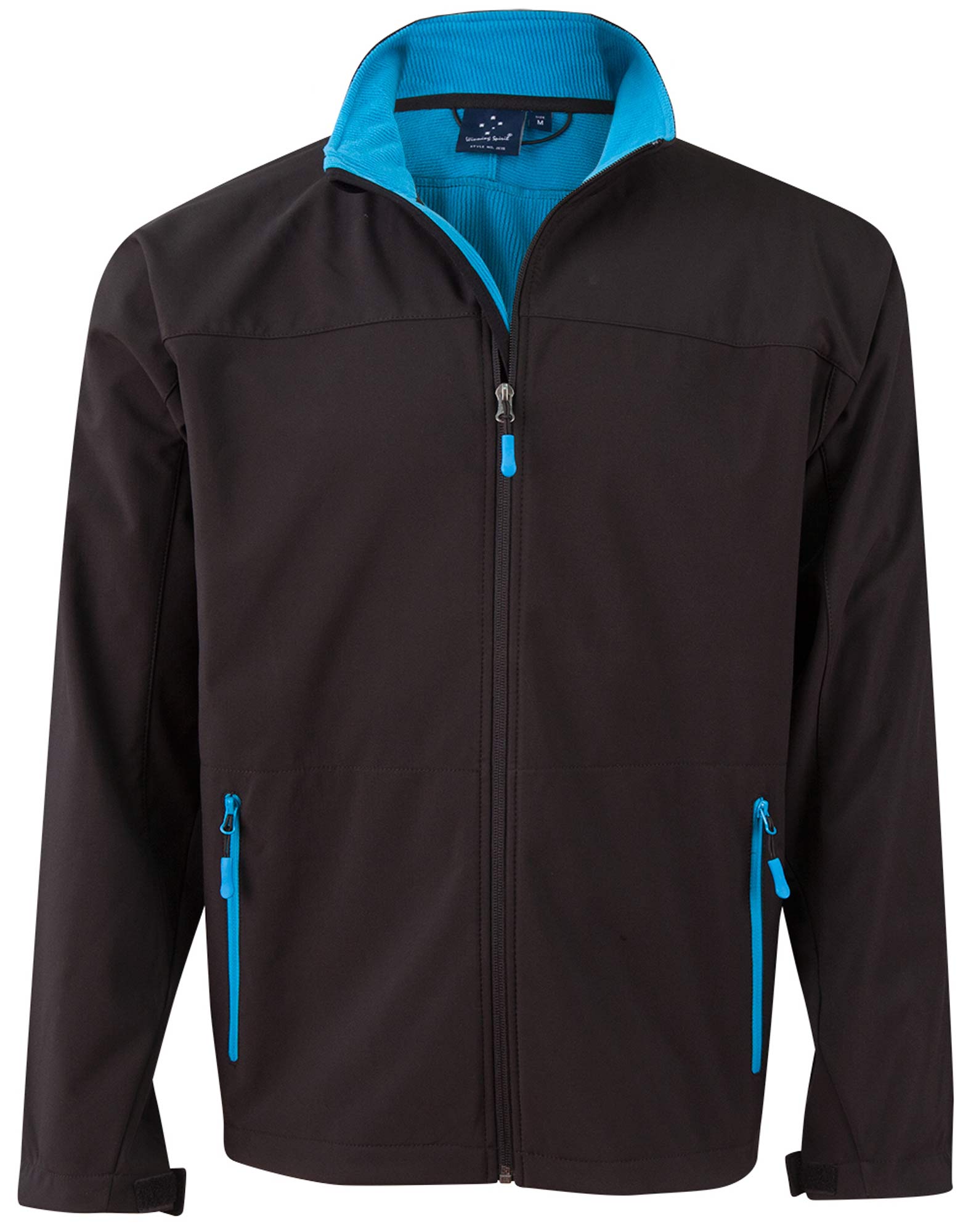 Rosewall Soft Shell Men'S - Black Cyan
