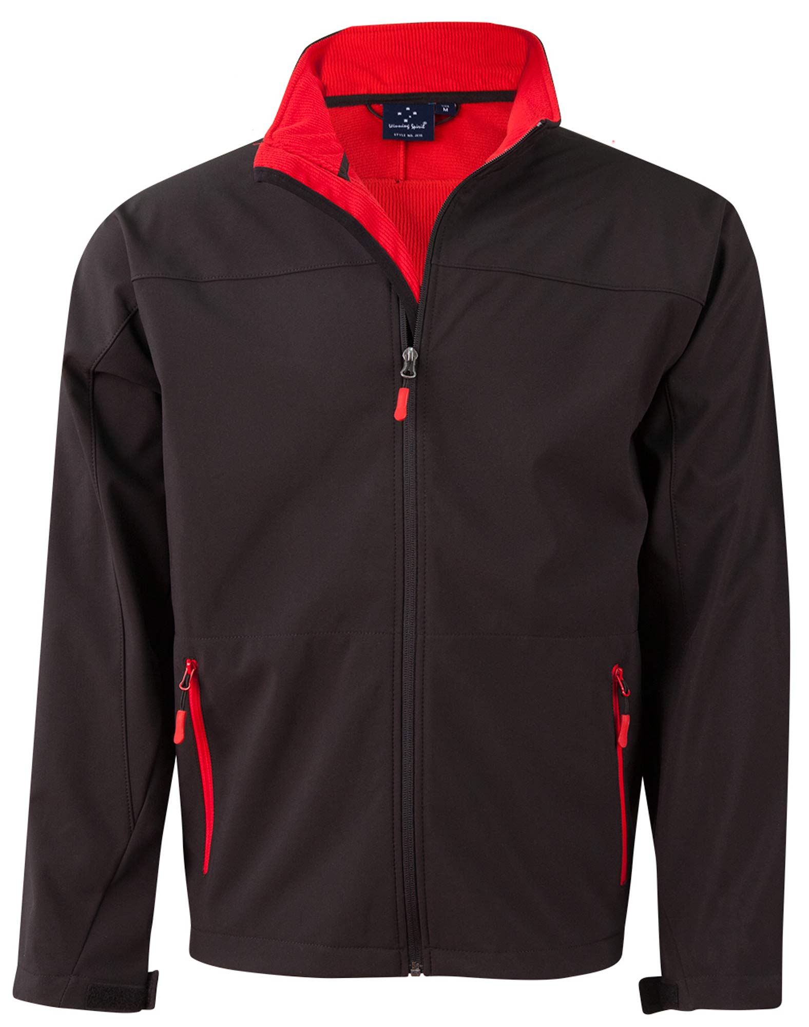 Rosewall Soft Shell Men'S - Black Red