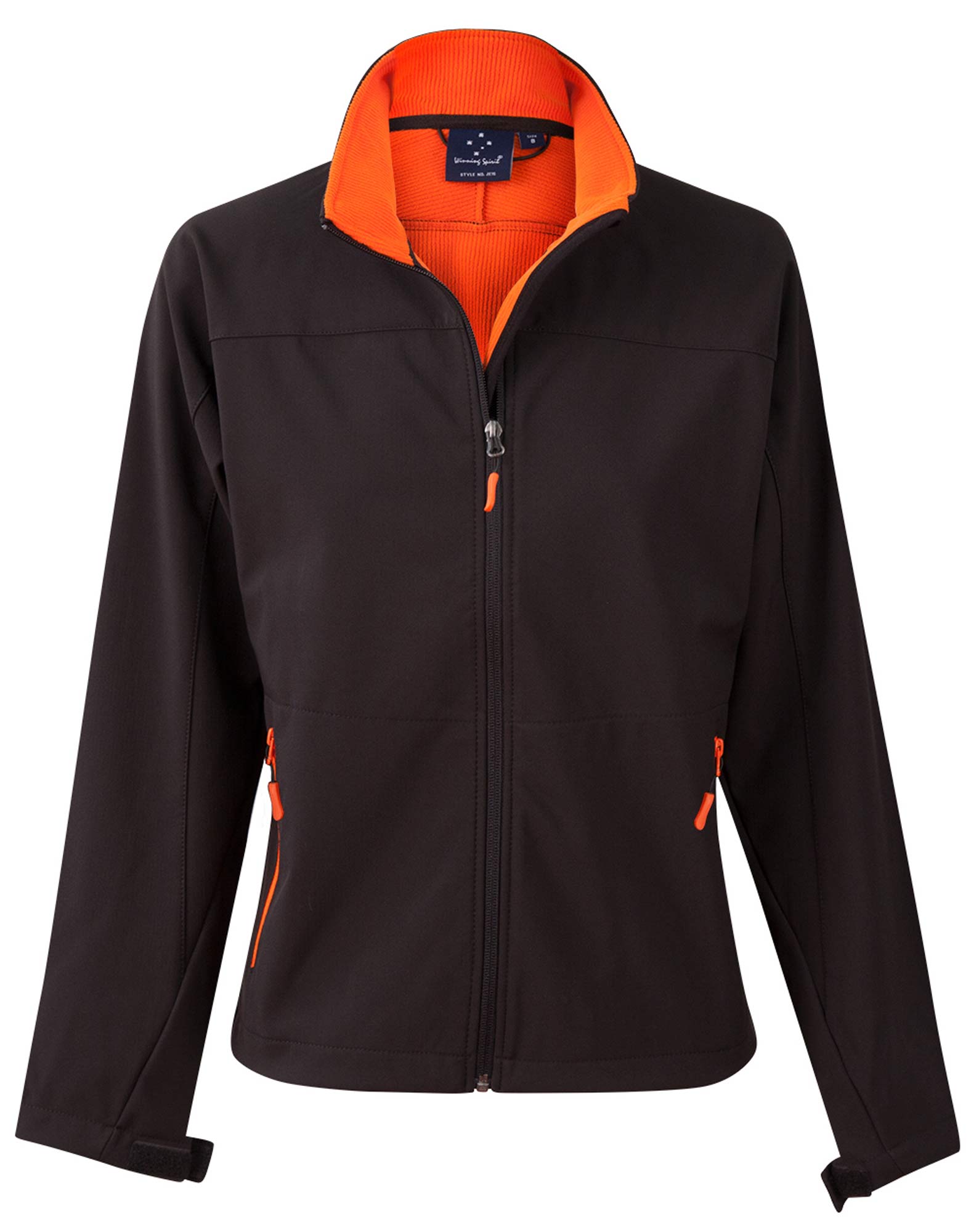 Rosewall Soft Shell Ladies - Black Orange